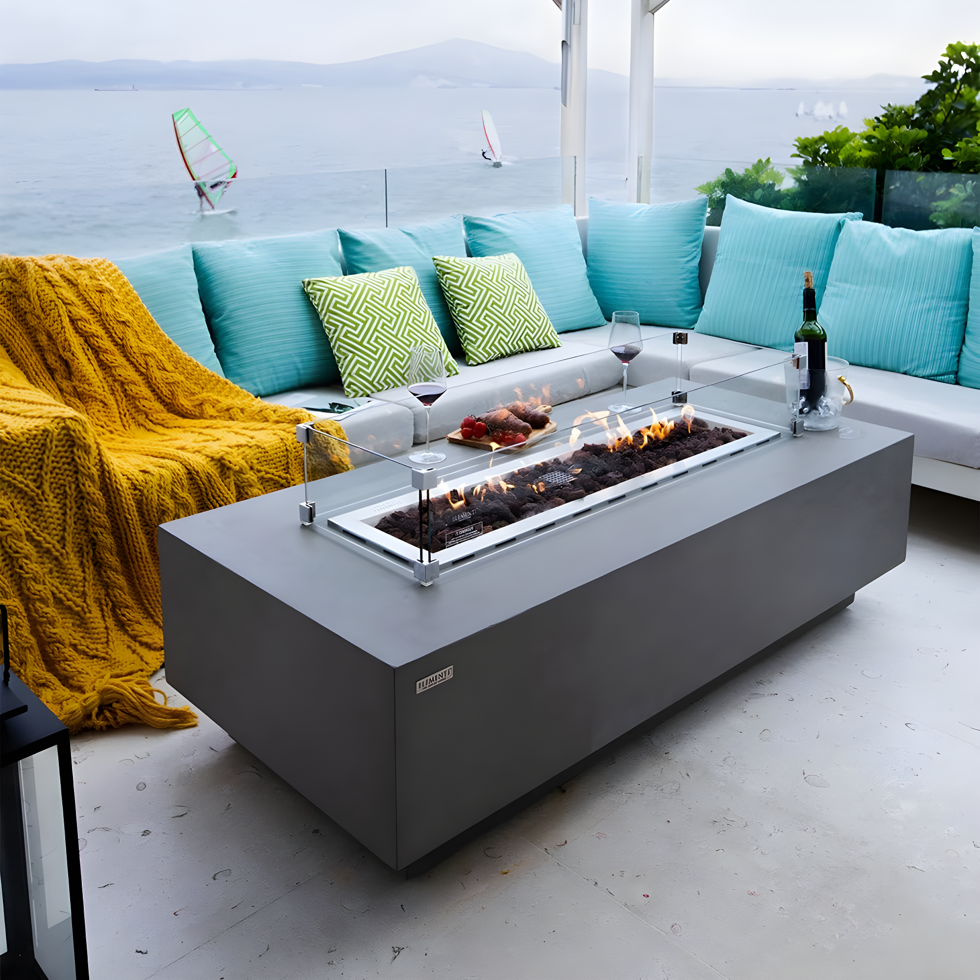 Granville Concrete Fire Table