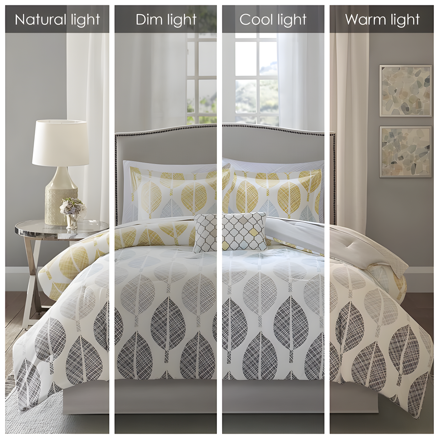 Madison Park Essentials Central Park Modern & Contemporary Comforter Set with Cotton Bed Sheets