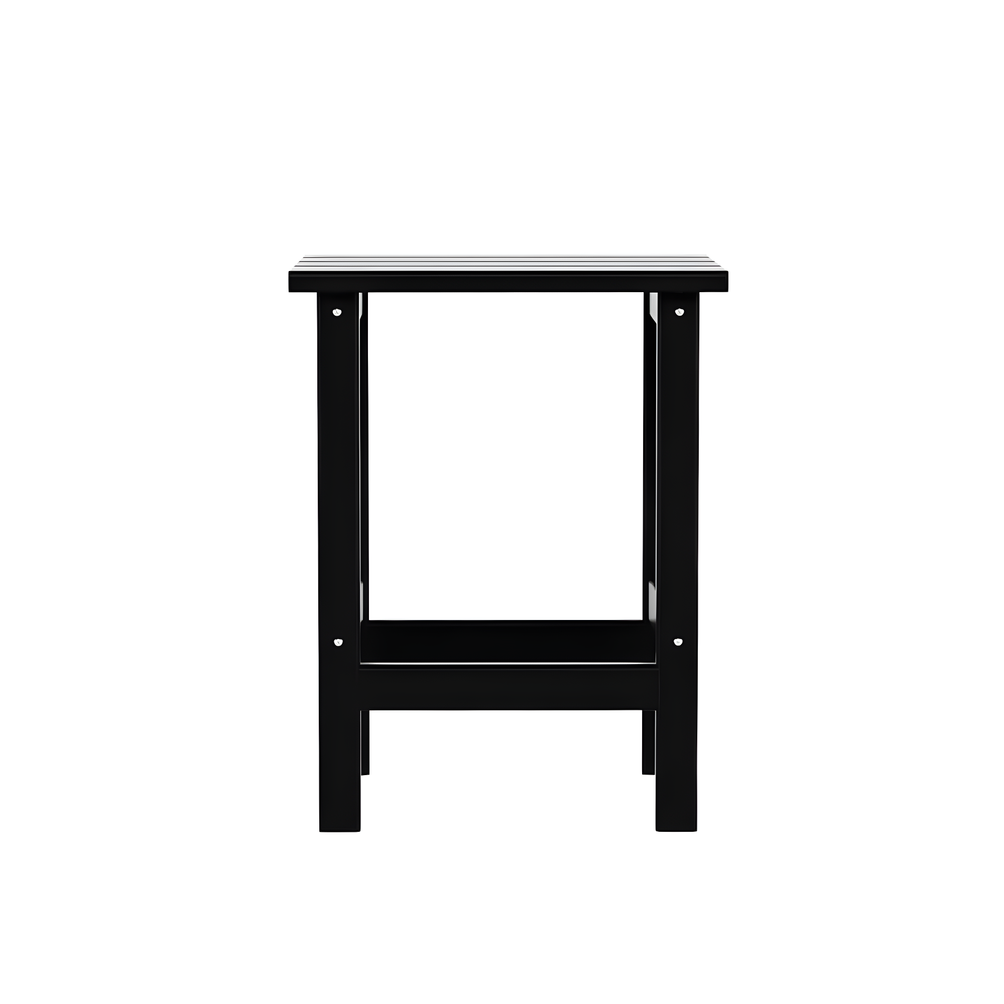 Westin Outdoor Patio Plastic Side Accent Table, Black