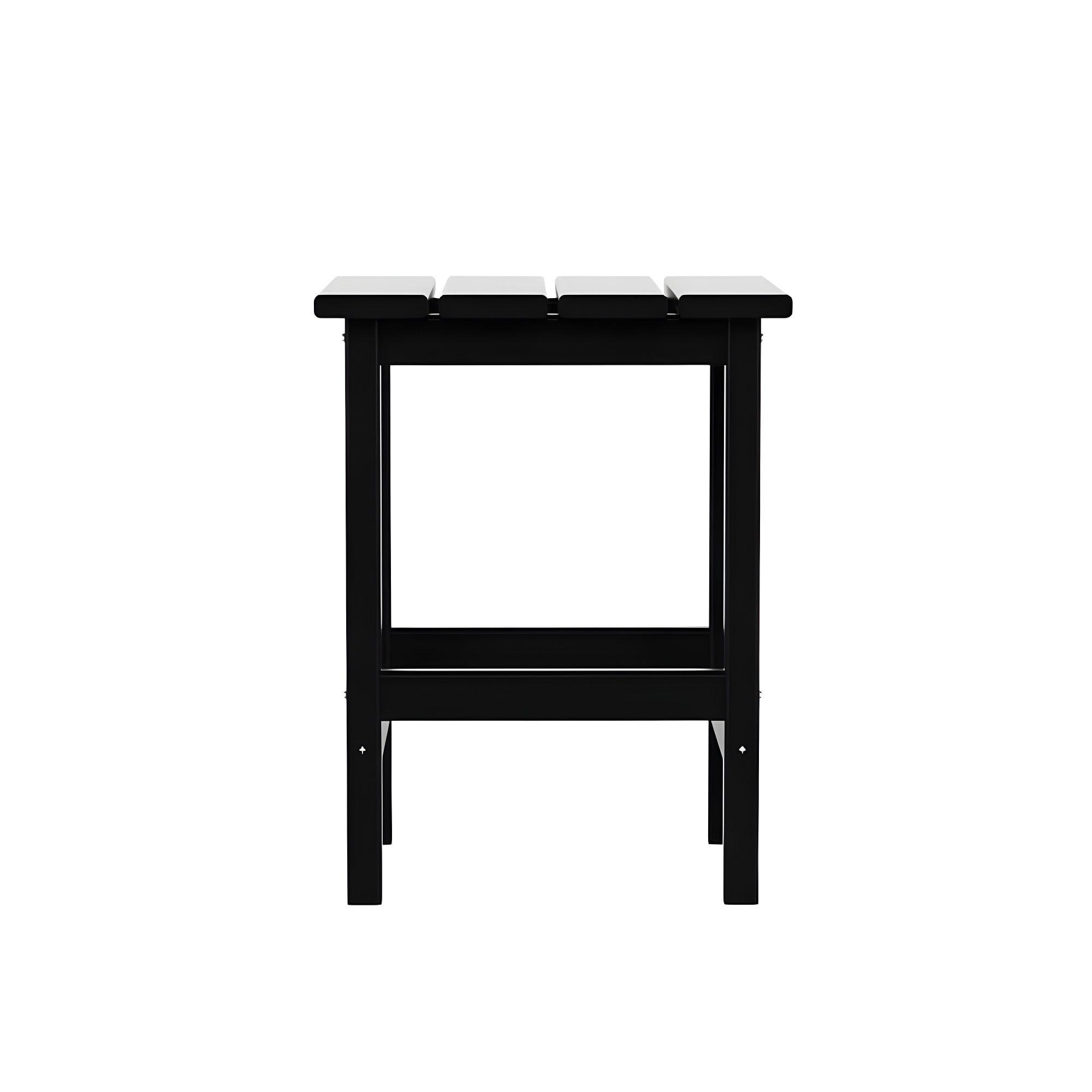 Westin Outdoor Patio Plastic Side Accent Table, Black
