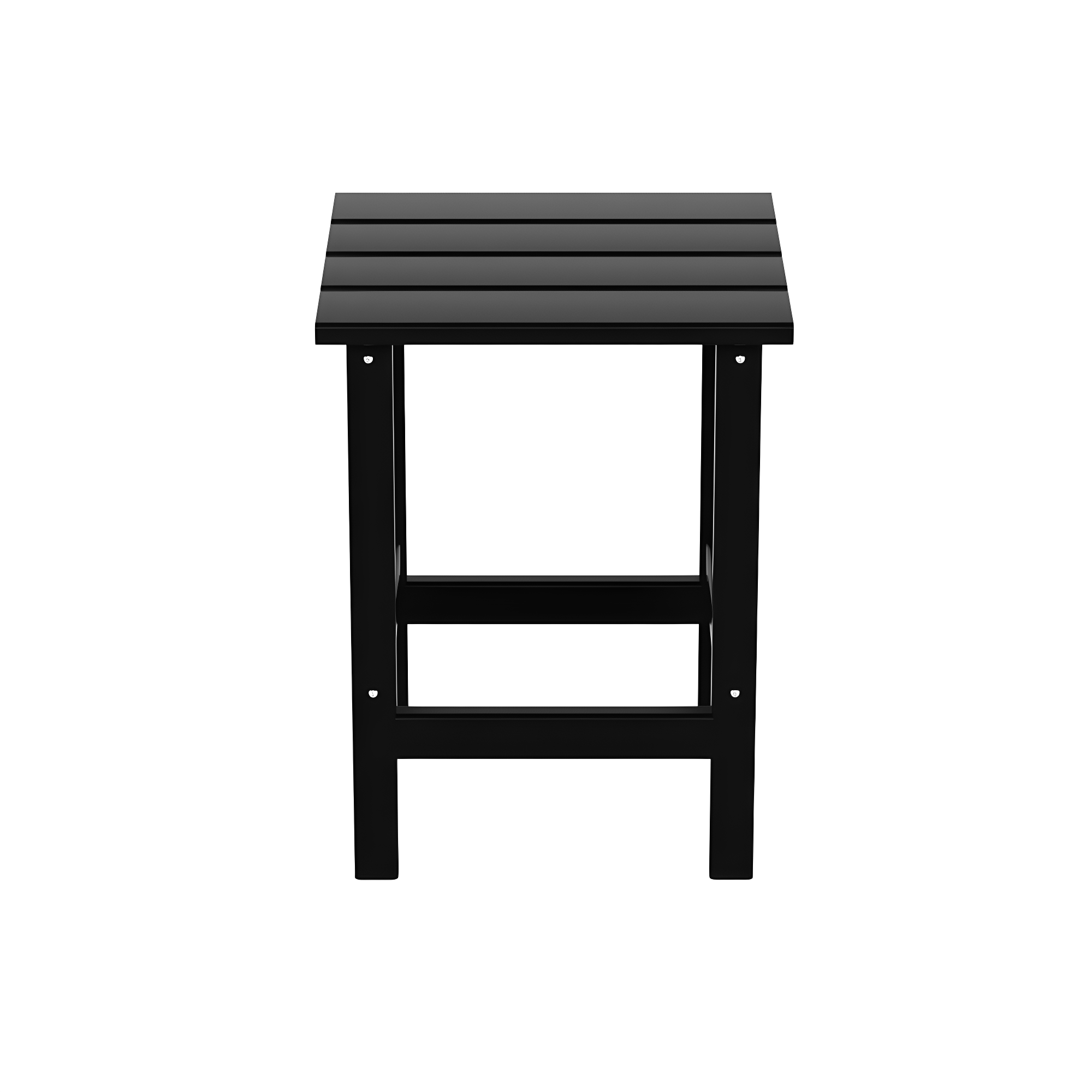 Westin Outdoor Patio Plastic Side Accent Table, Black