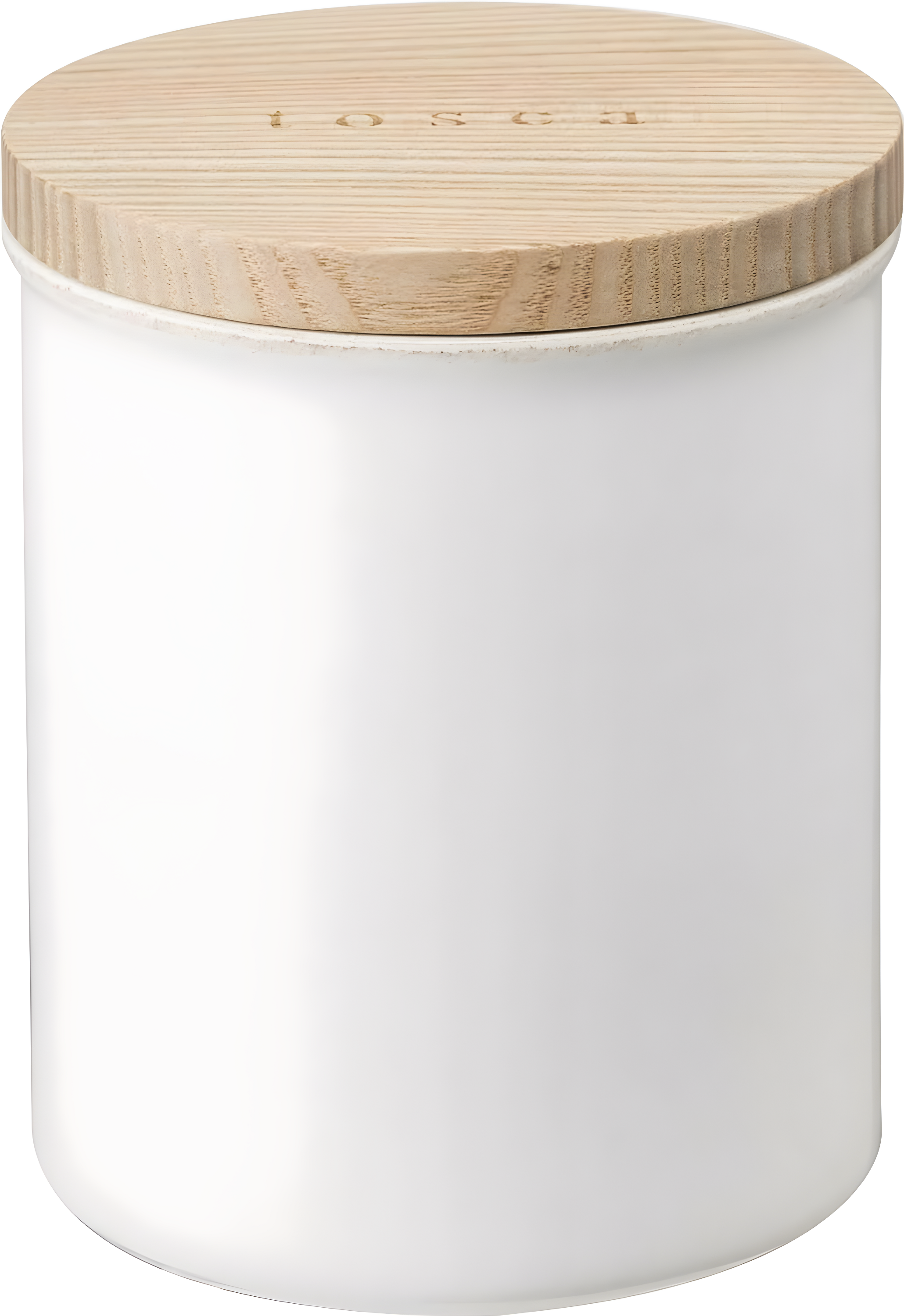 Tosca Yamazaki Home Ceramic Canister, Dry Food Kitchen Storage Container, Plain, 15.25 oz. Airtight