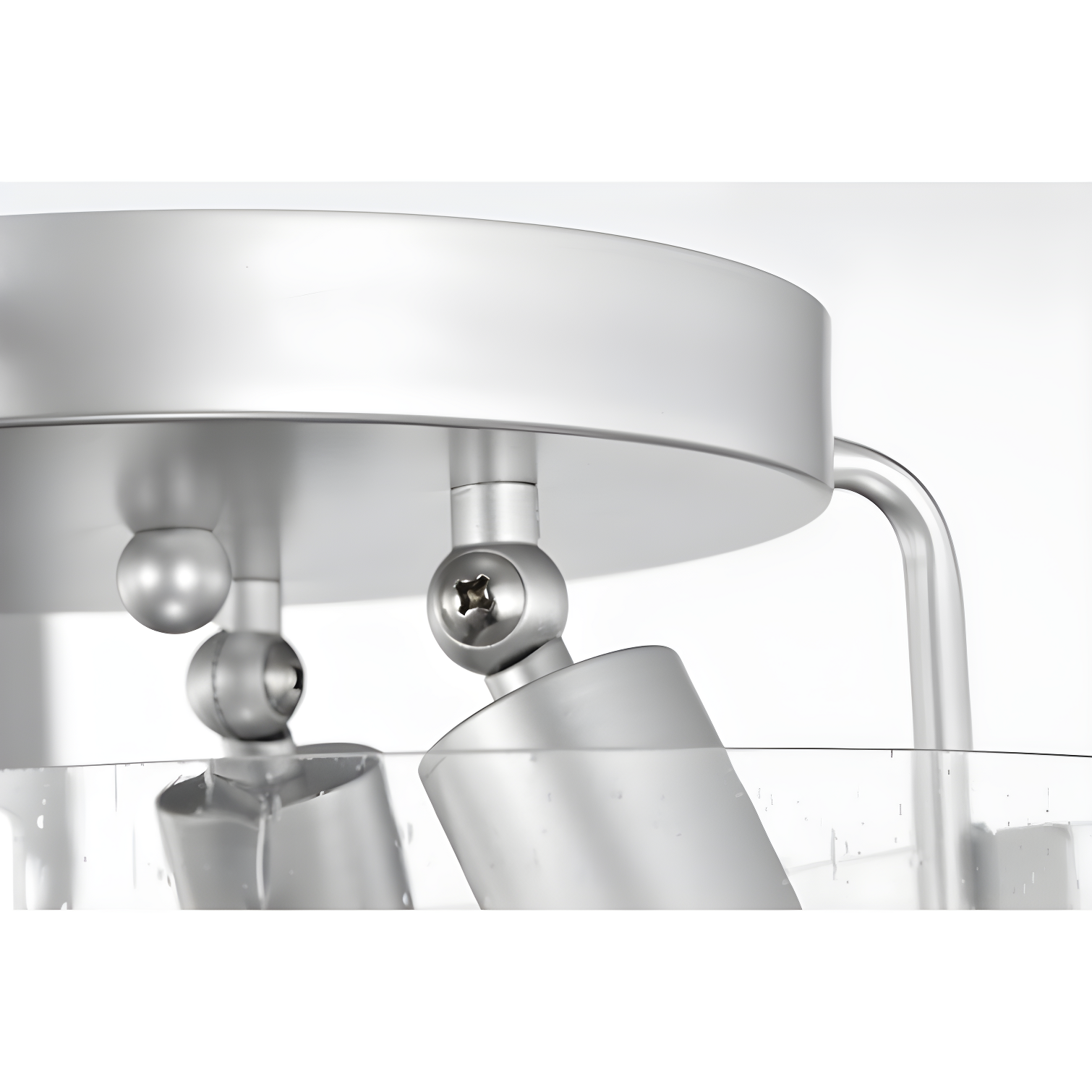 Glass Semi Flush Mount