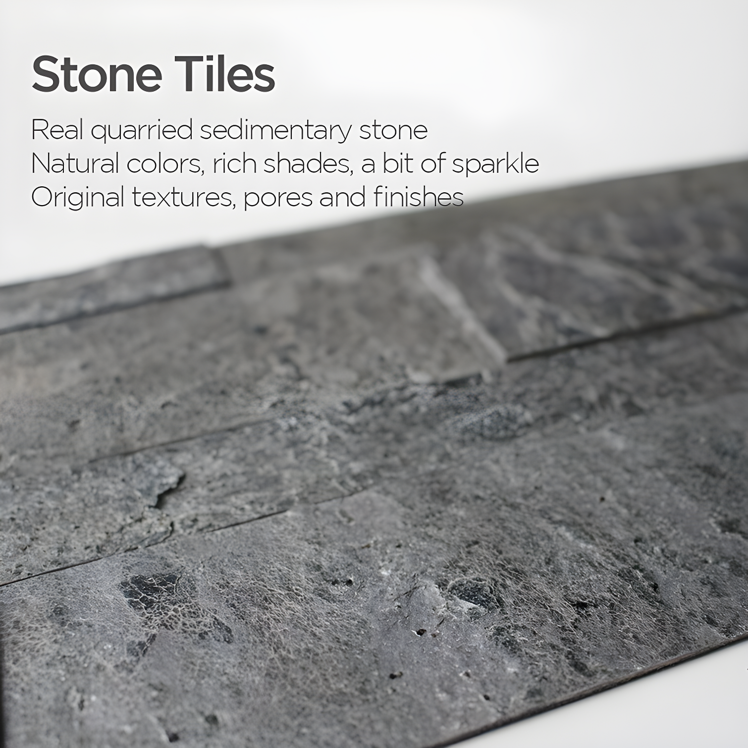 6'' W x 24'' L Natural Stone Peel and Stick Mosaic Tile