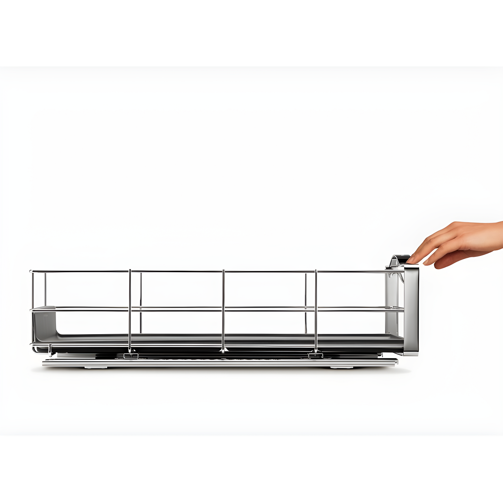 simplehuman Simplehuman Pull-Out Cabinet Organizer, Heavy-Gauge Steel Frame