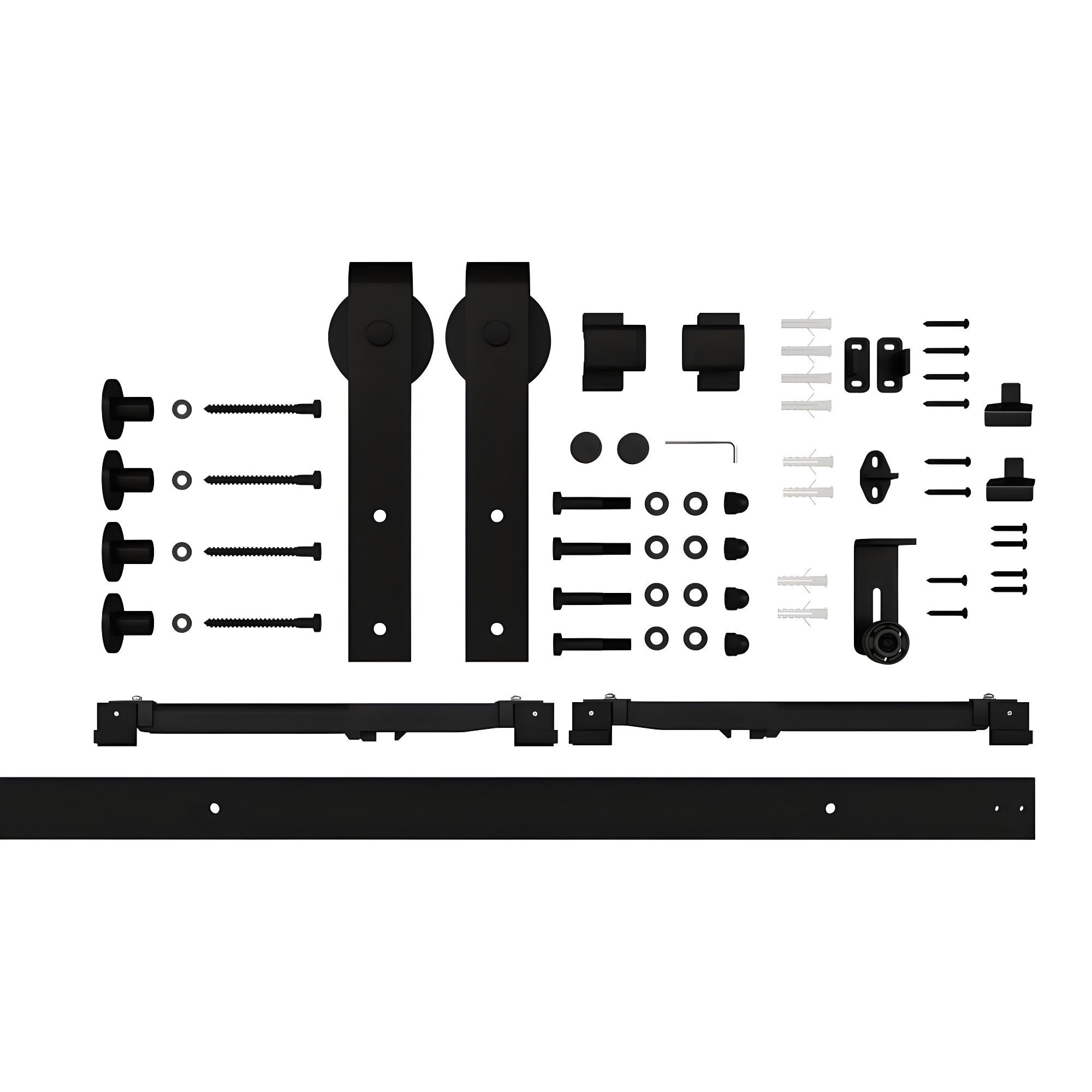 National Hardware 72" Designer Interior Barn Door Kit with Soft Close