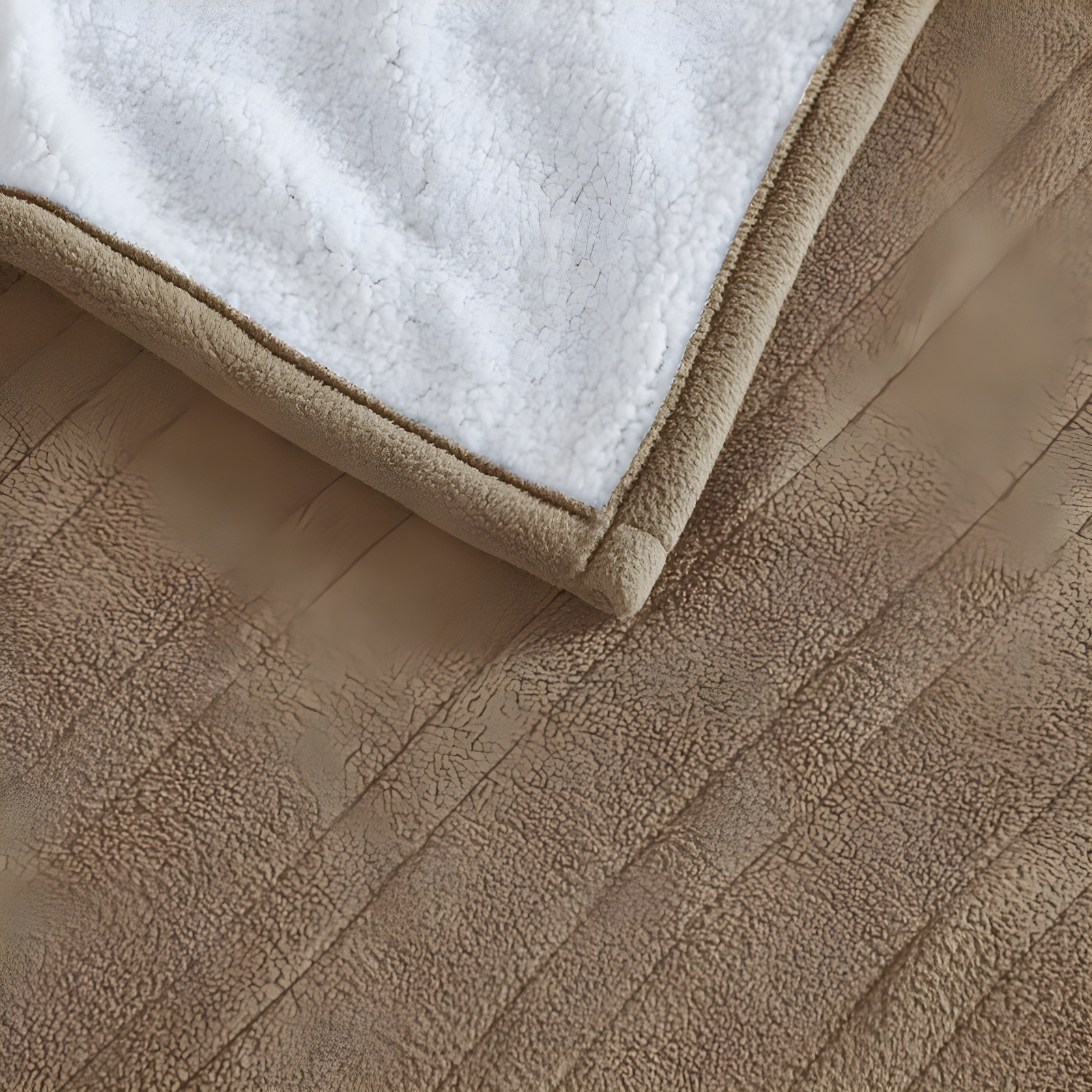 Serta Fleece to Sherpa Heated Blanket