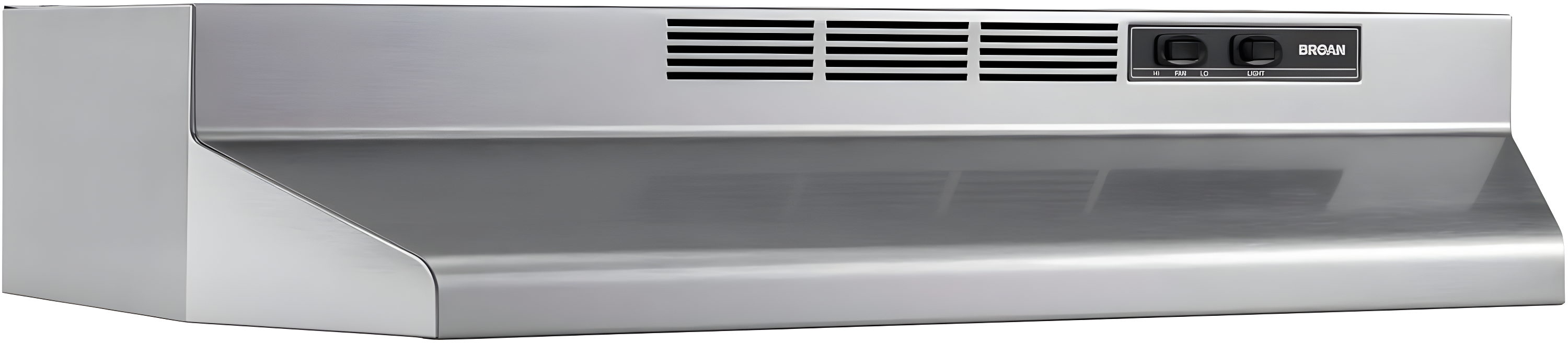 Broan NuTone Broan® 30-Inch Ductless Under-Cabinet Range Hood, Stainless Finish with PrintGuard 4130SF
