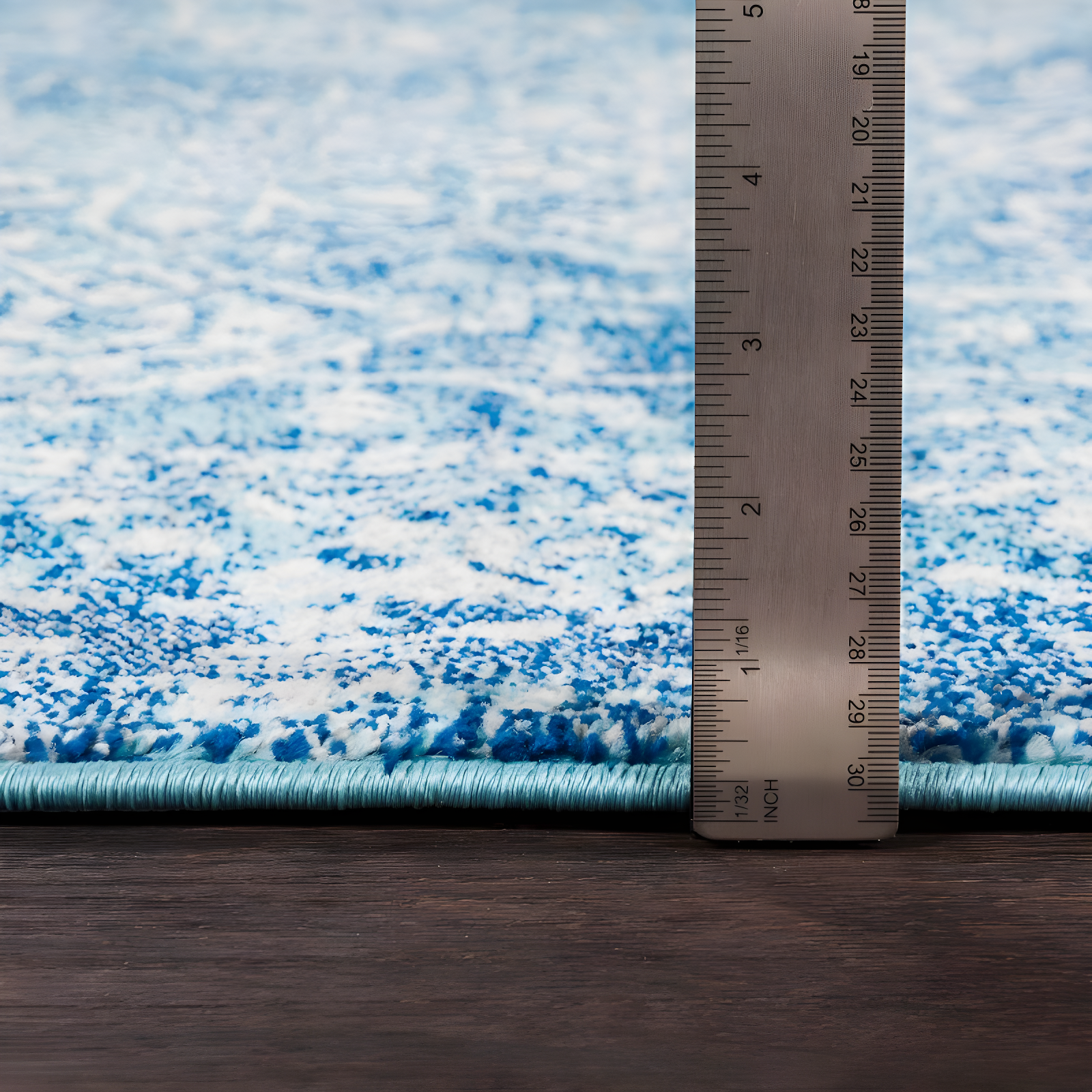 Livabliss 5'3"x7'3" Worsham Traditional Rug Teal: Medium Pile, Fade & Stain-Resistant, Indoor Use