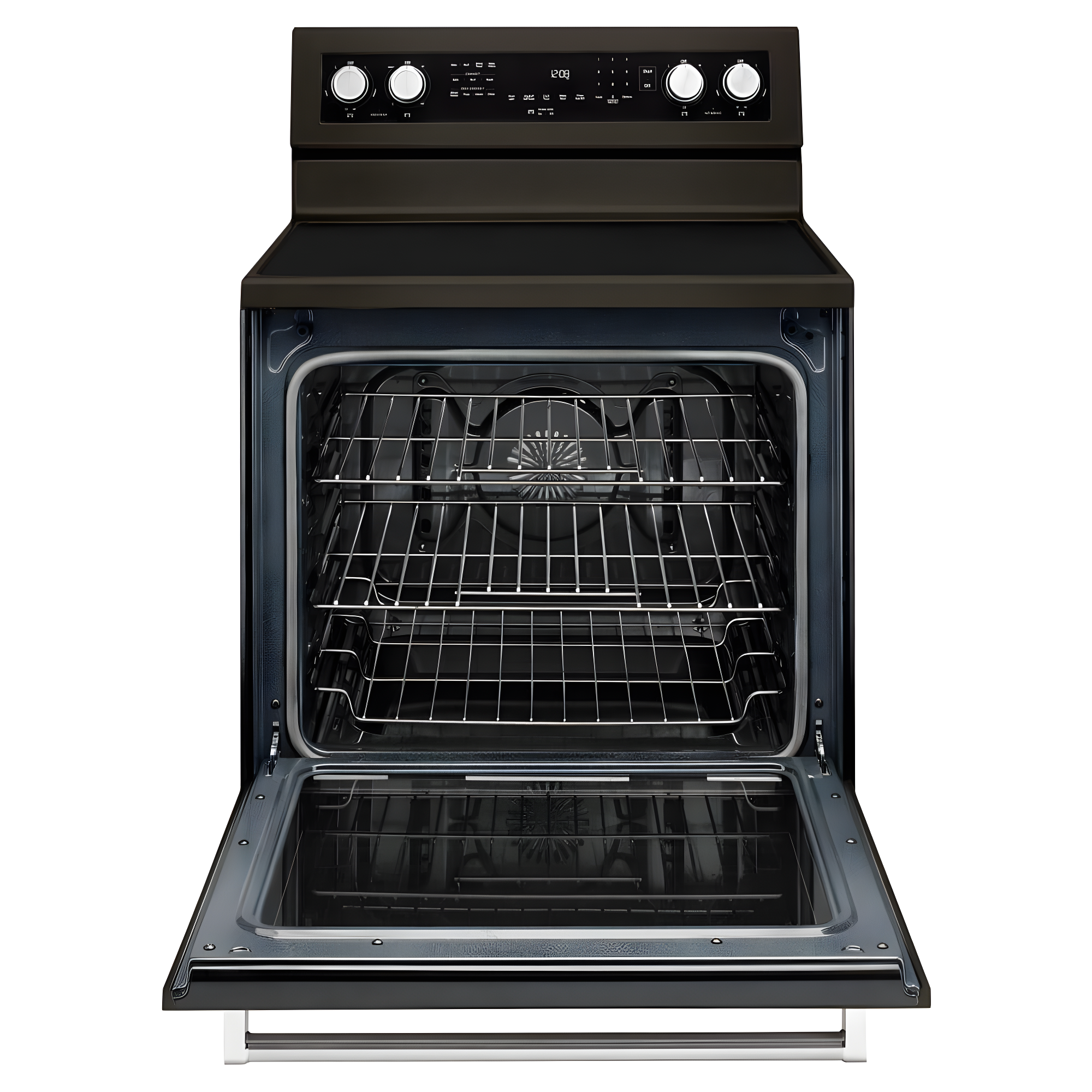 KitchenAid 30" Black Stainless Electric Convection Range with Sabbath Mode