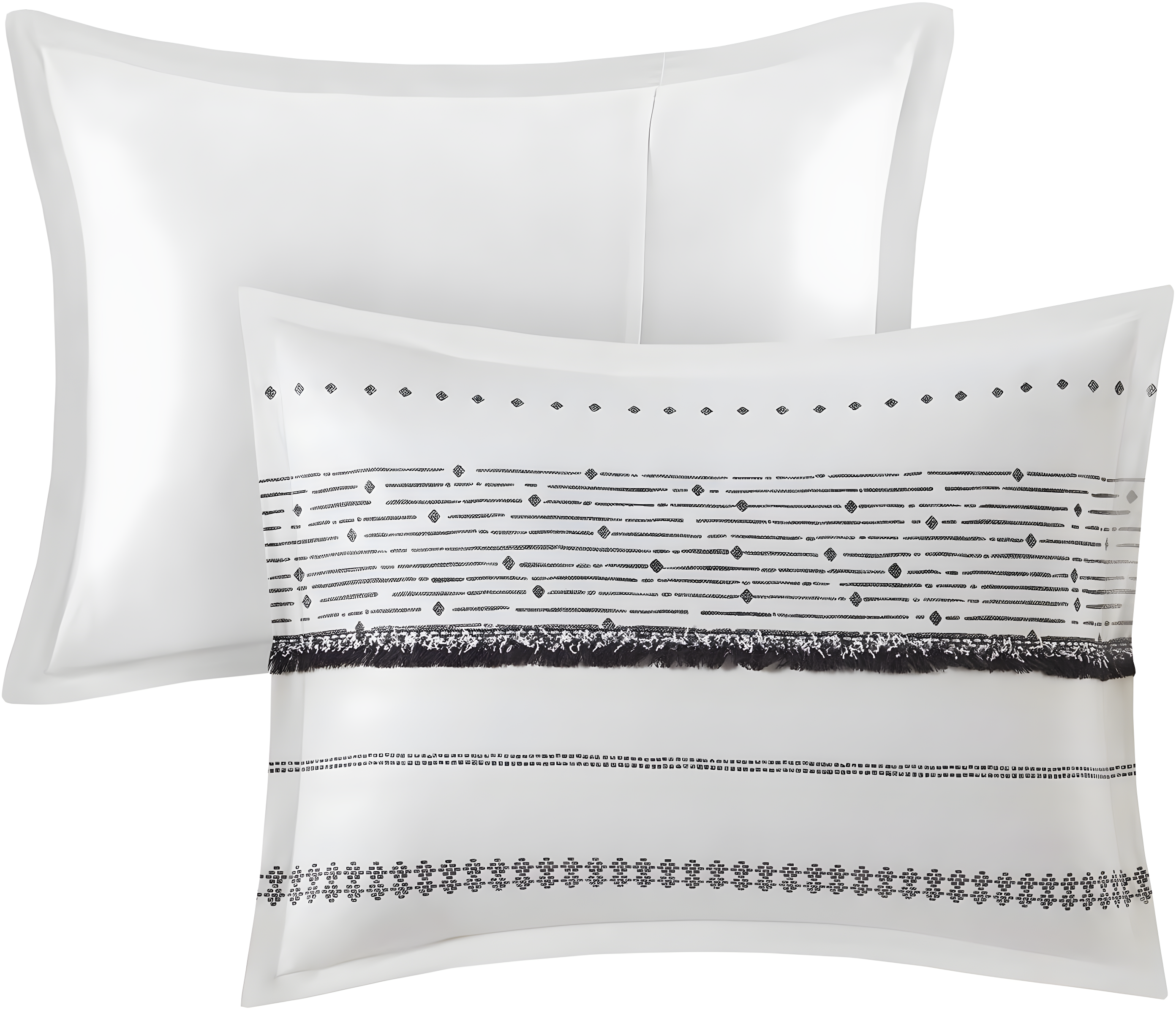 INK+IVY Nea Boho 3-Piece Striped Cotton Duvet Set