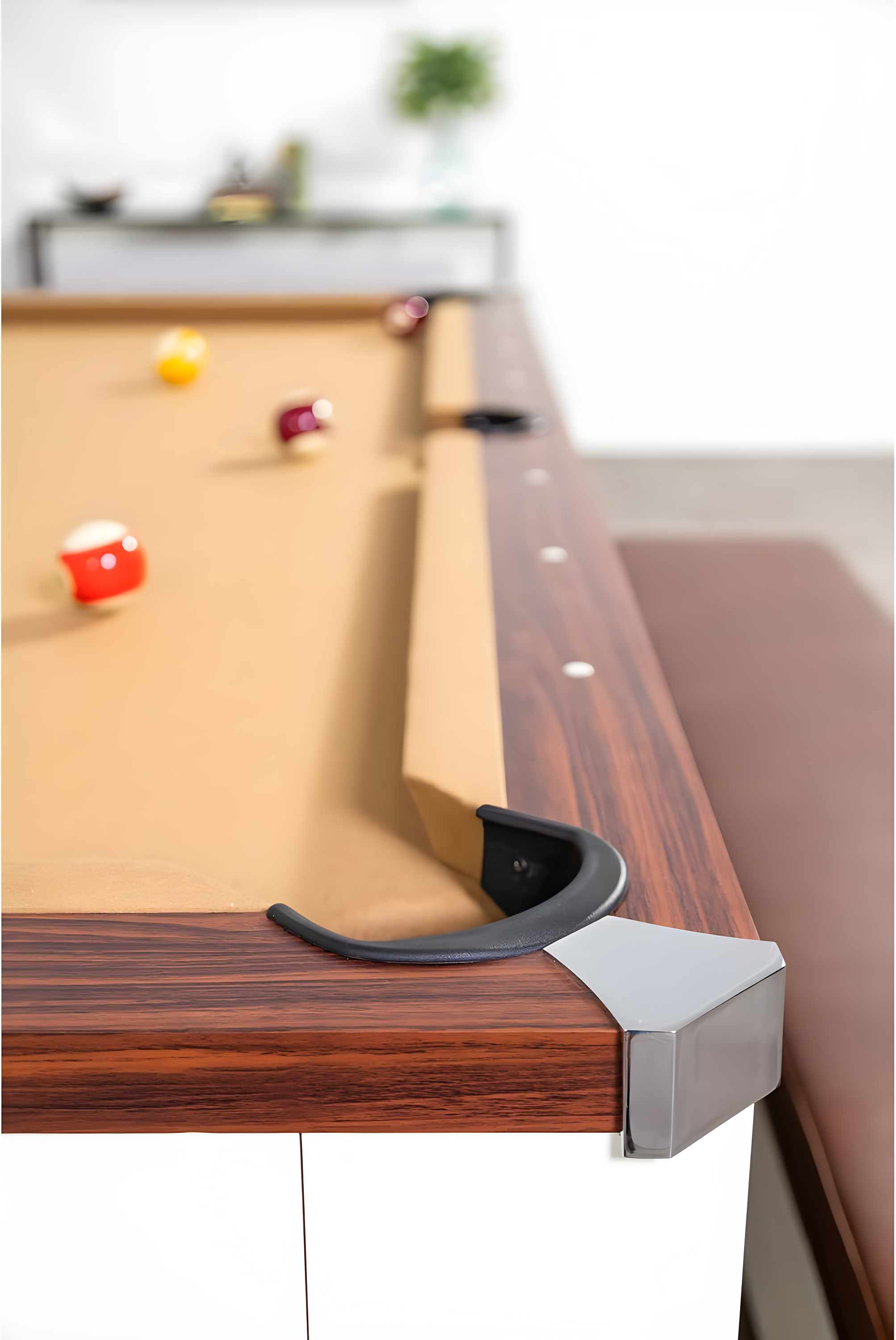 Hathaway Newport Stylish 7 Ft Multi Game Pool Table Combo with Dining Top and Ping Pong – Includes Benches for Home Storage and Accessories