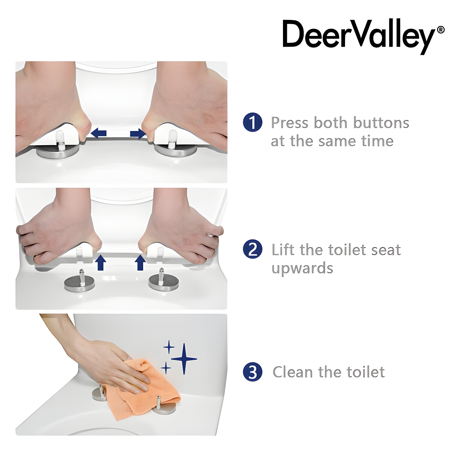 Ally Standard Bathroom Toielt, Modern Toilet with Comfort Chair Height Floor Mounted(Seat Included)