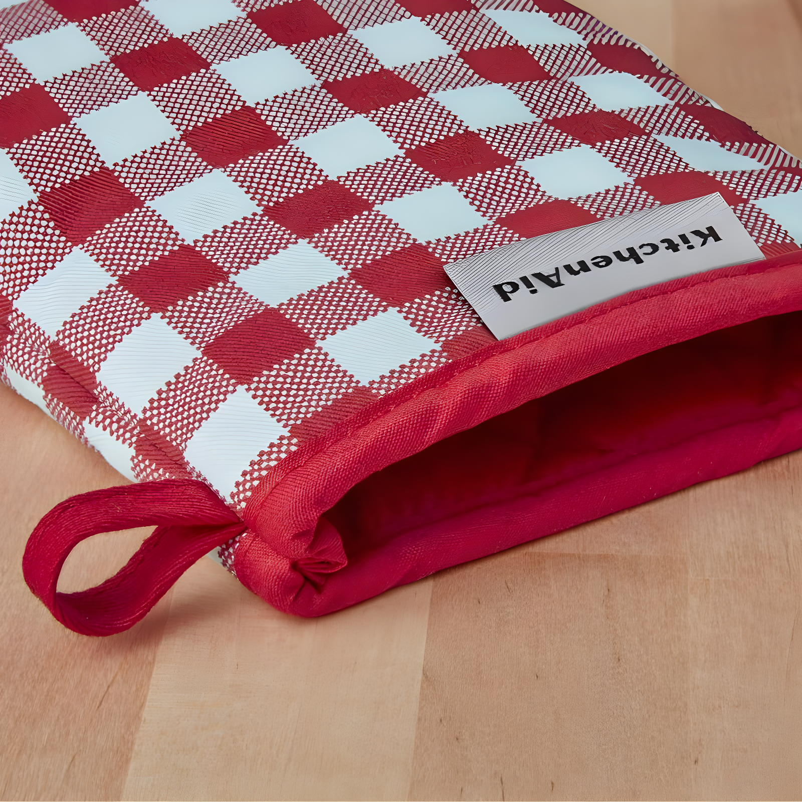 KitchenAid Gingham 2-Piece Oven Mitt