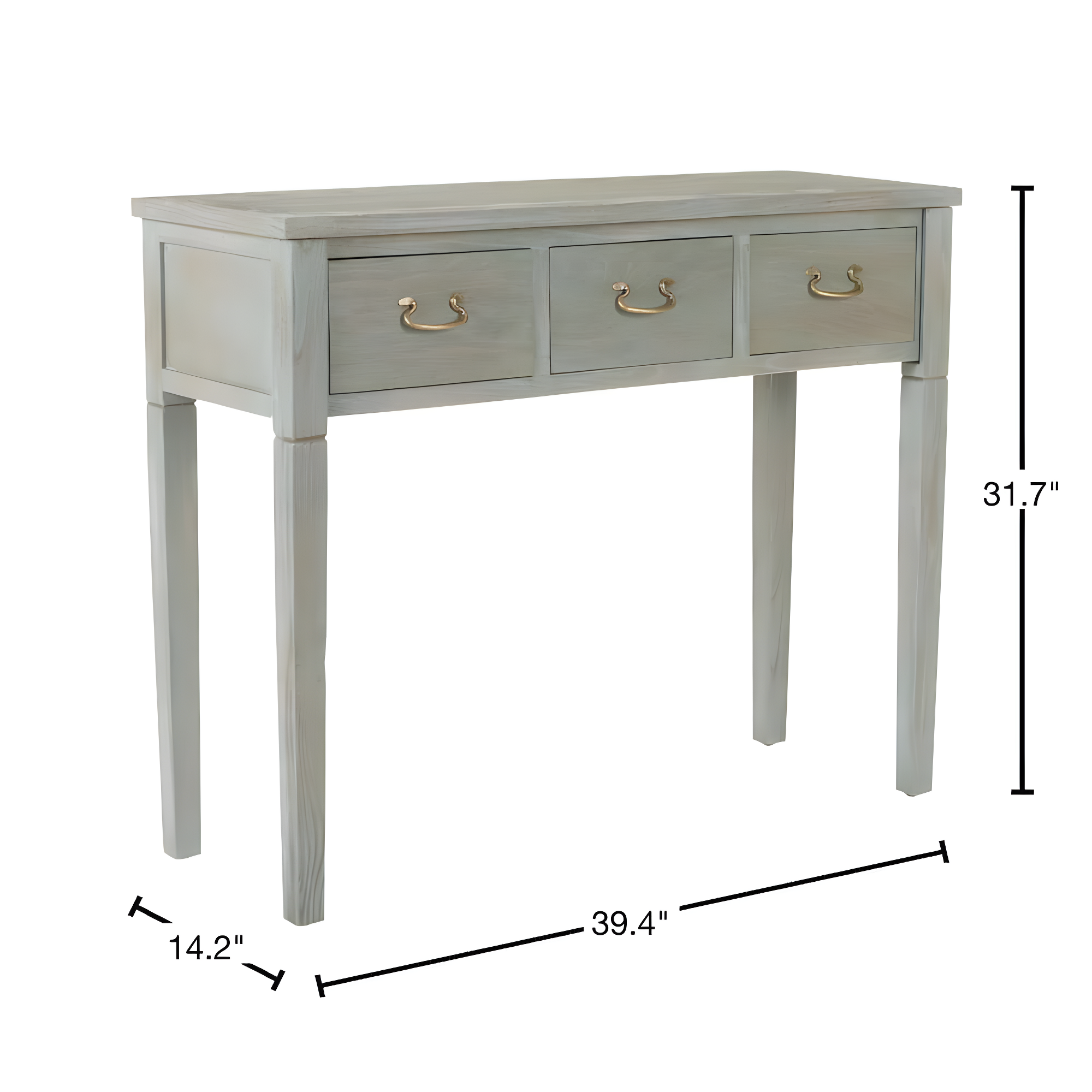Cindy Console Table - Ash Grey - Safavieh