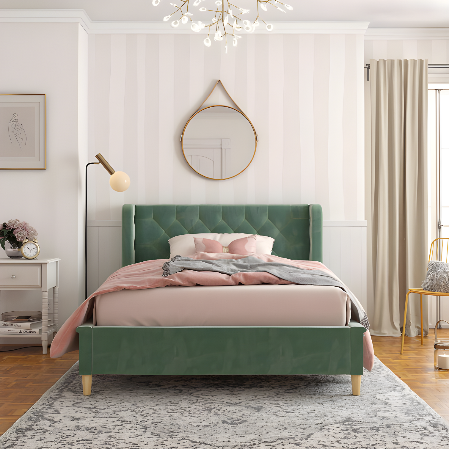 Ambrosia Full Platform Bed