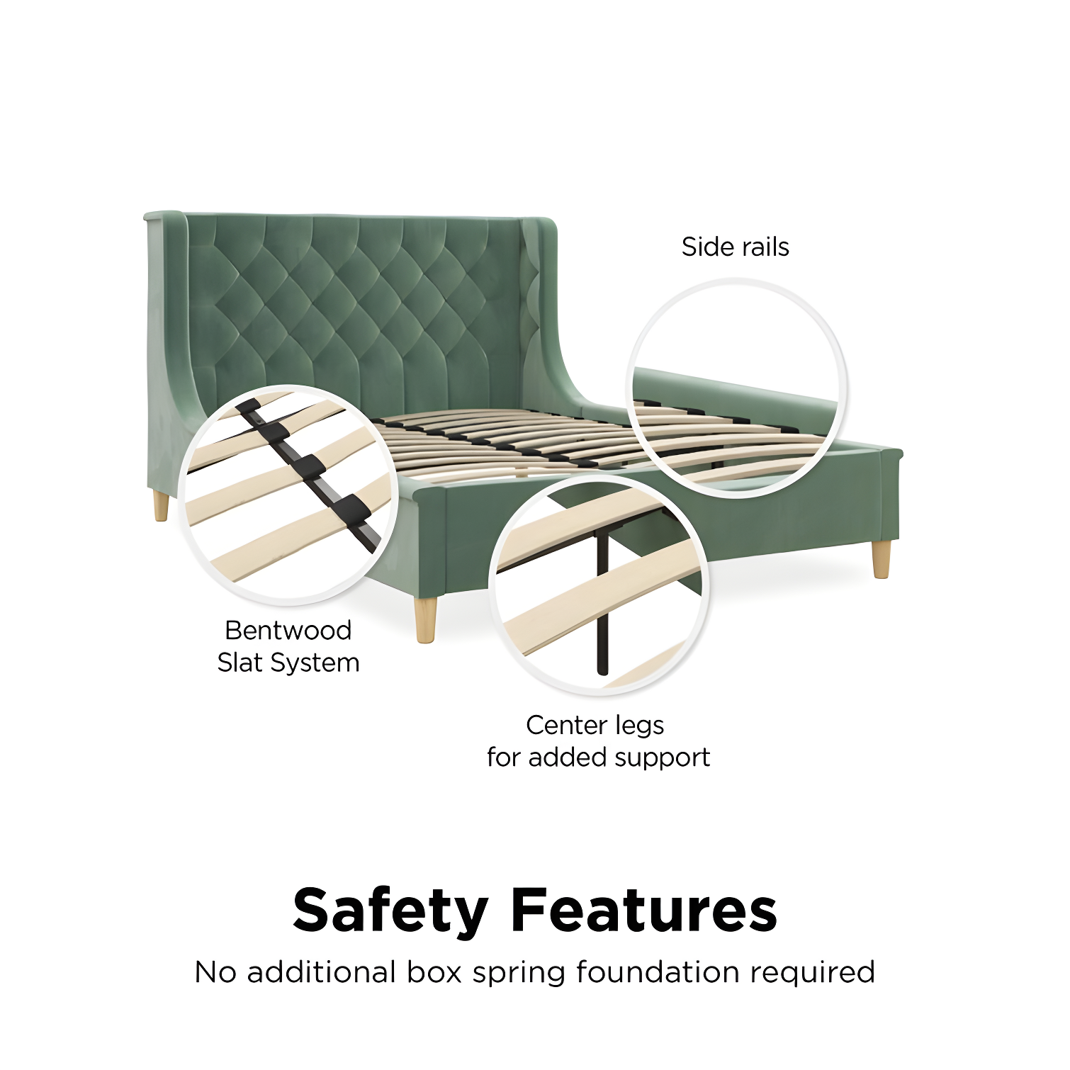 Ambrosia Full Platform Bed