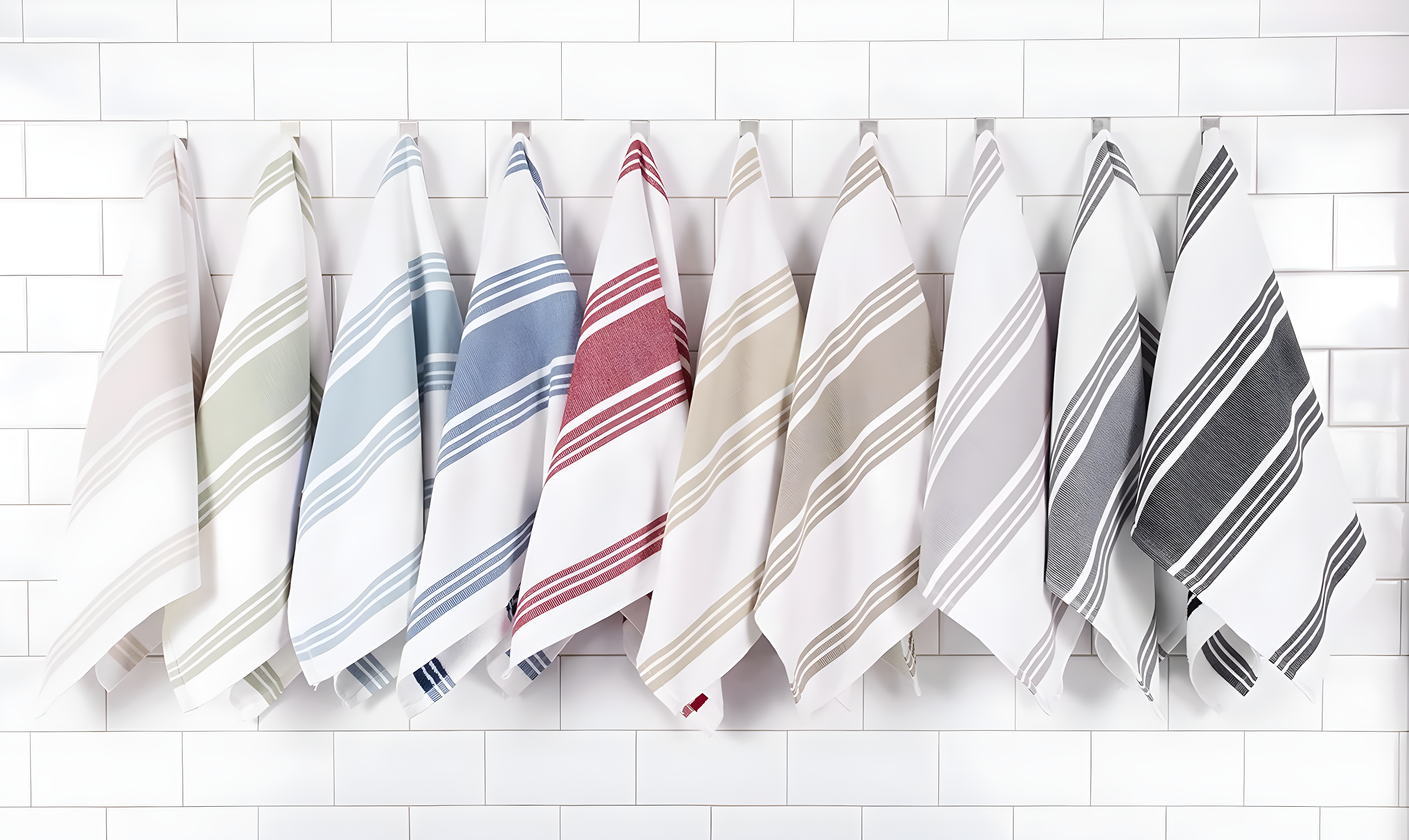 All-Clad Dual Striped Tea Towel