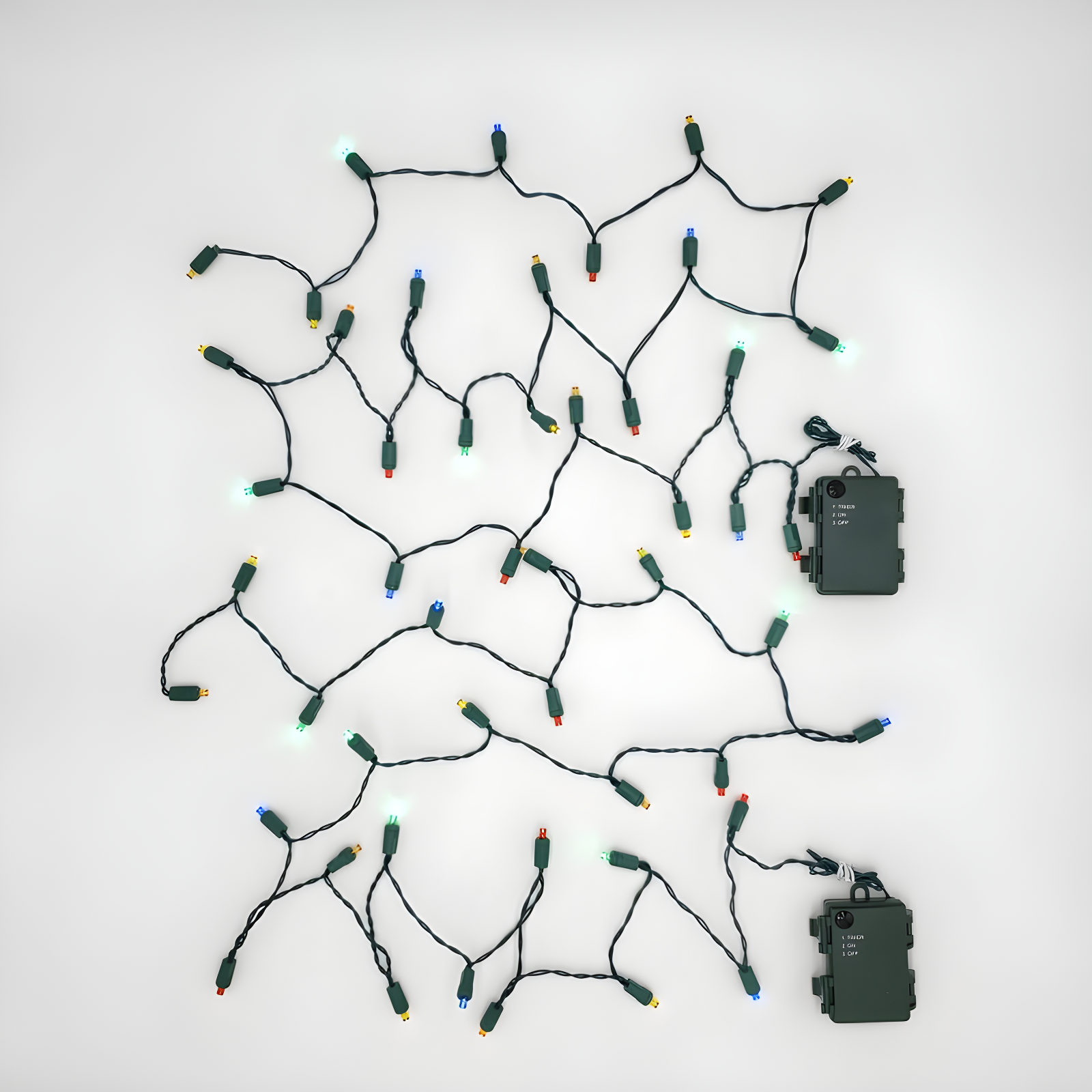 LumaBase Battery Operated LED Mini String Lights - 2 Piece (Set of 2)