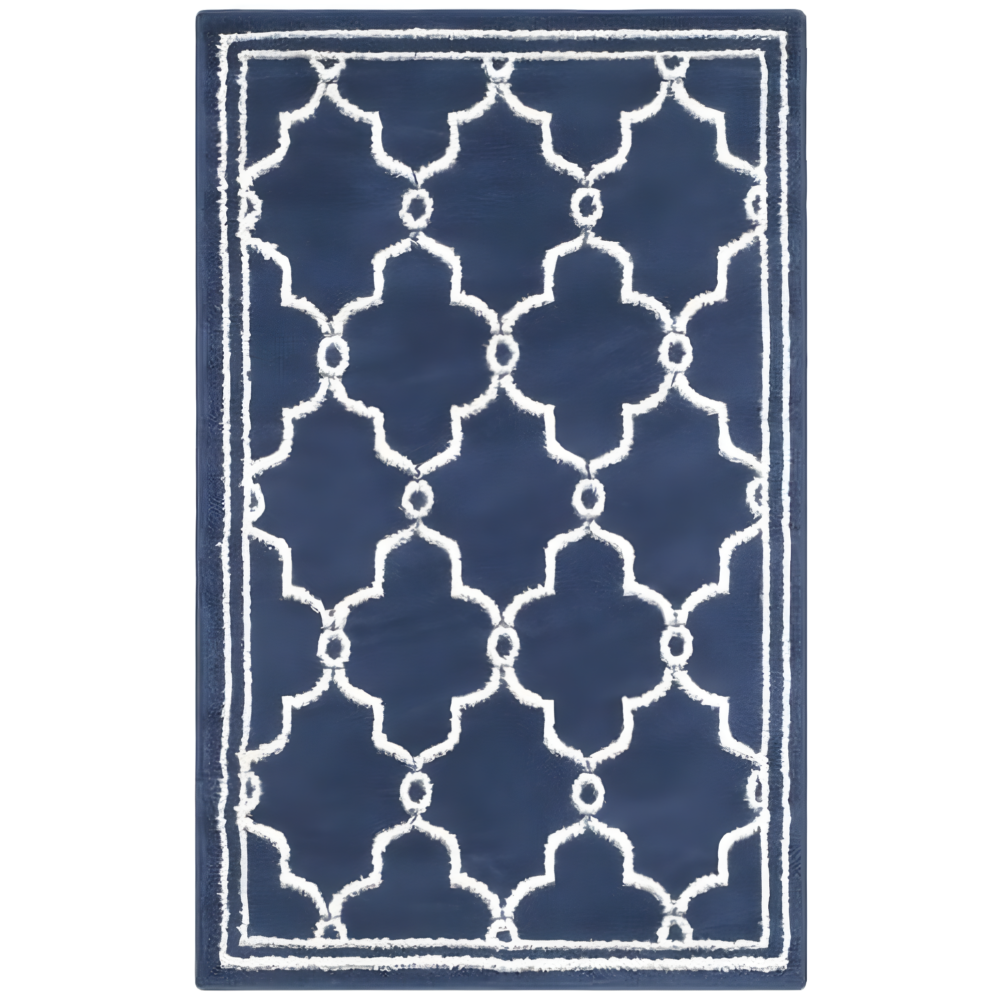 Amherst AMT414 Power Loomed Indoor Area Rug - Navy/Beige - 9'x12' - Safavieh