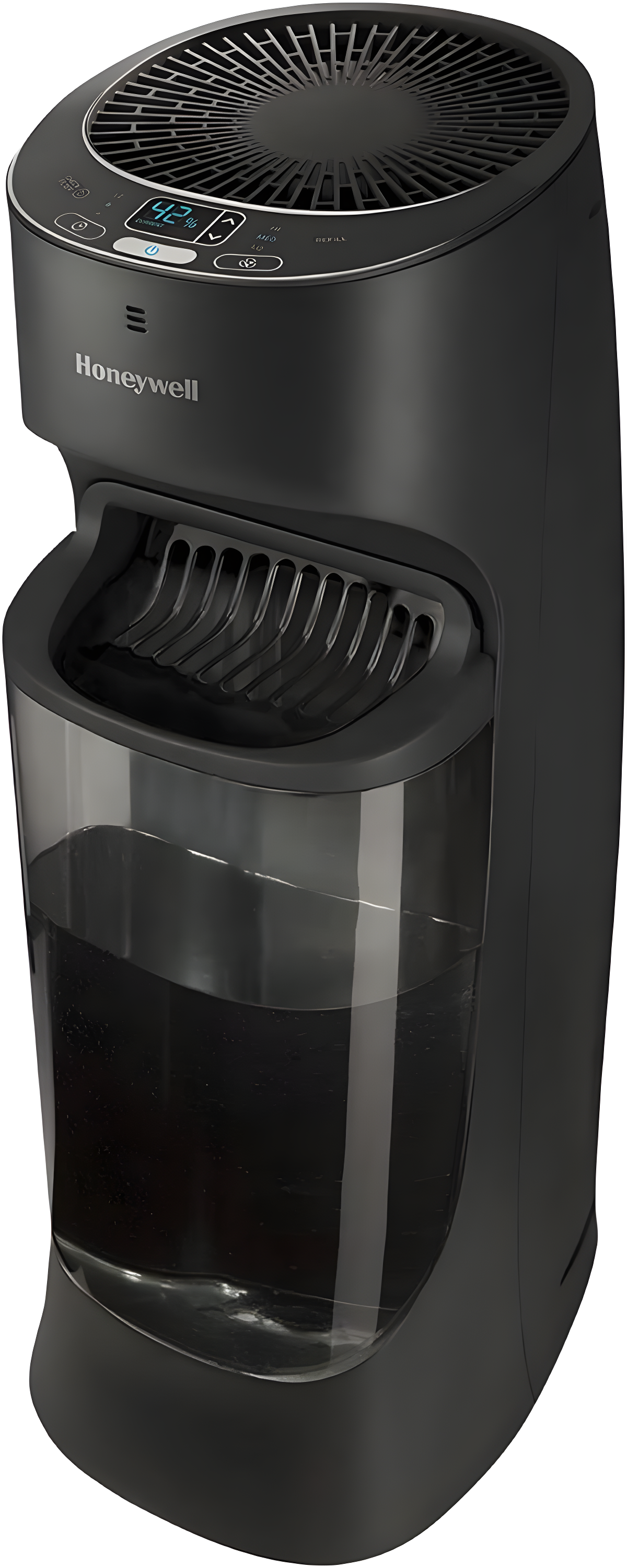 BEACHWATER POOL & SPA, LLC Top Fill Tower Humidifier, Digital Humidistat, Cool Mist Humidifier For Bedroom, Home Or Office With Space Saving Tower Design