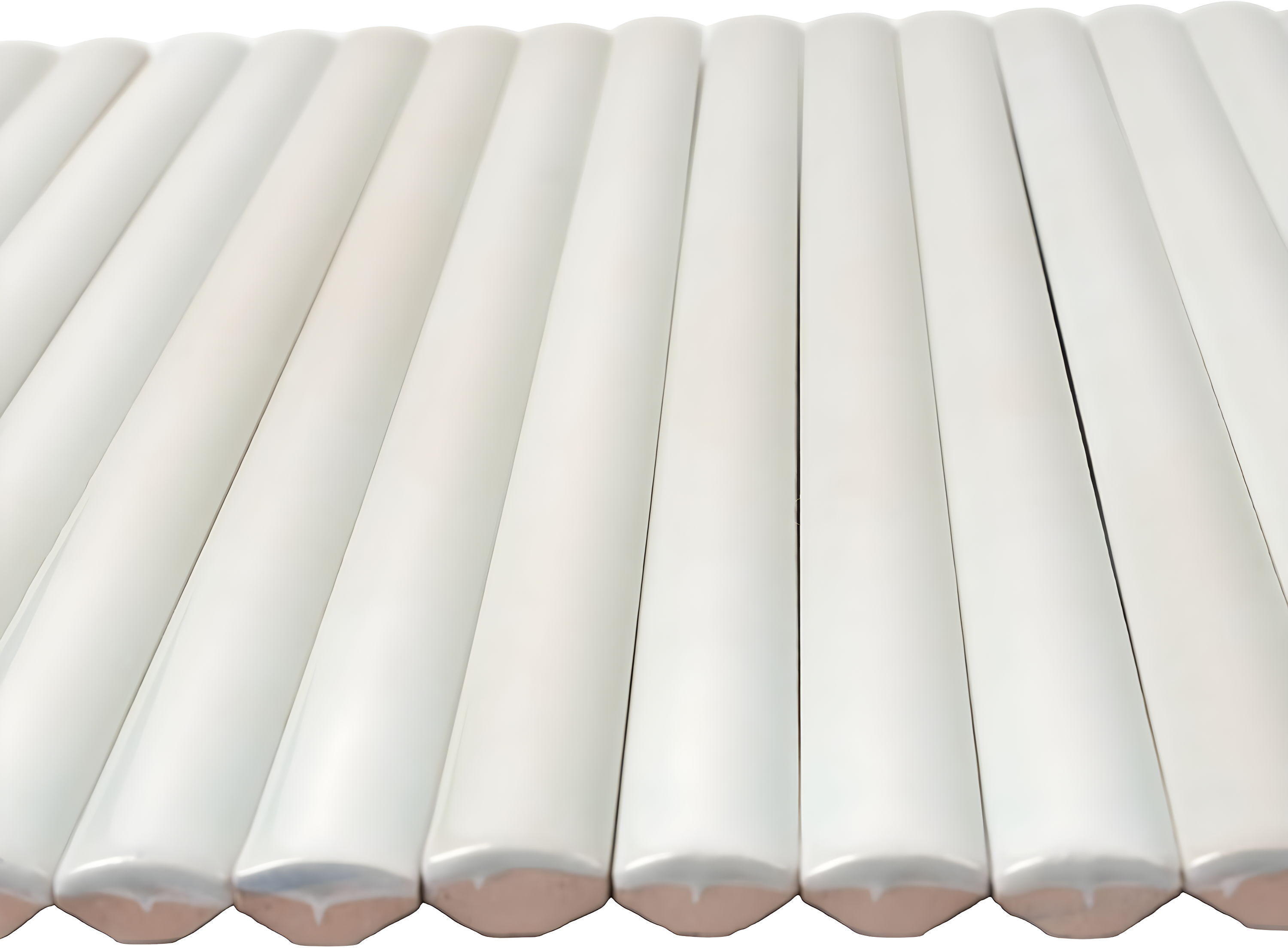Apollo Tile Silken 7.9'' L x 0.5'' W Ceramic Round Tile Trim (Set of 10)