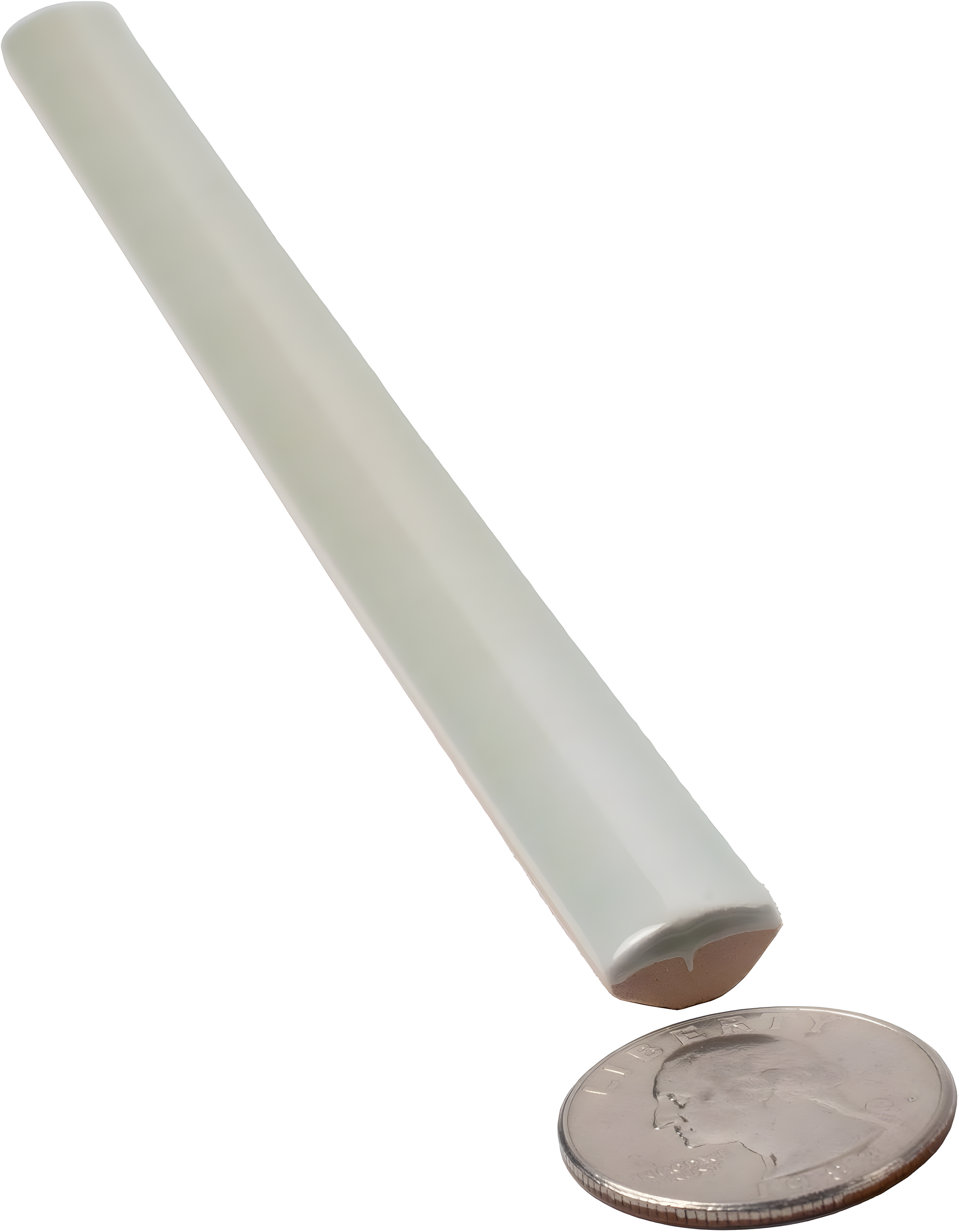 Apollo Tile Silken 7.9'' L x 0.5'' W Ceramic Round Tile Trim (Set of 10)