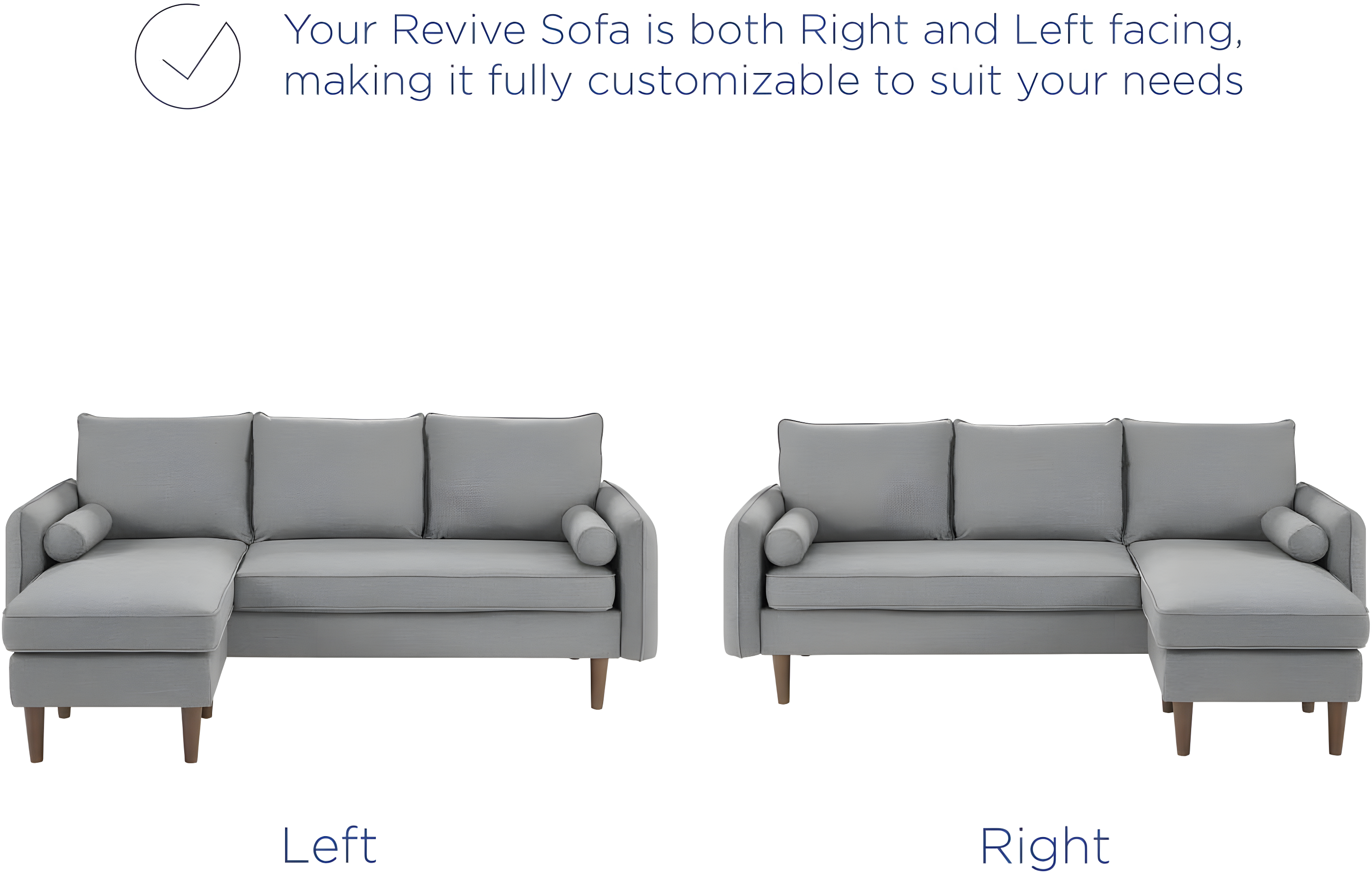 Modway Revive Upholstered Right or Left Sectional Sofa