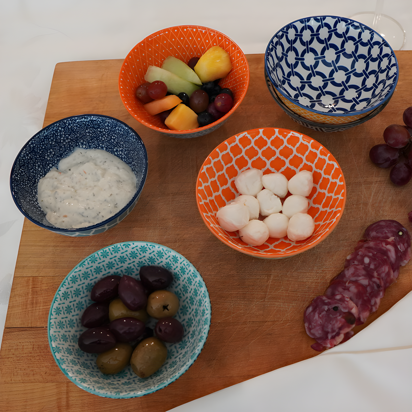 Certified International Certified International Chelsea 10 oz Mix and Match Dining Bowl Set (Set of 6)