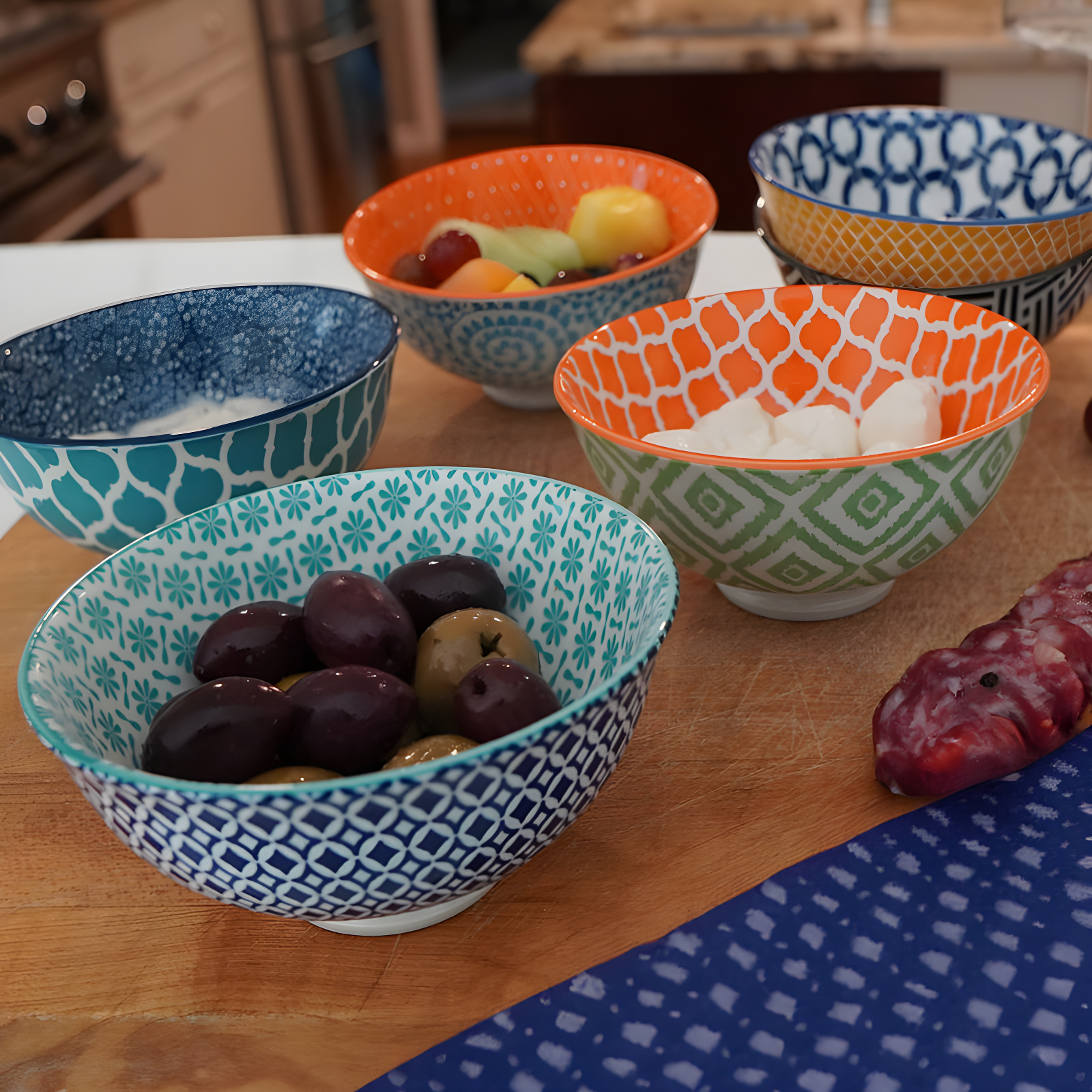 Certified International Certified International Chelsea 10 oz Mix and Match Dining Bowl Set (Set of 6)