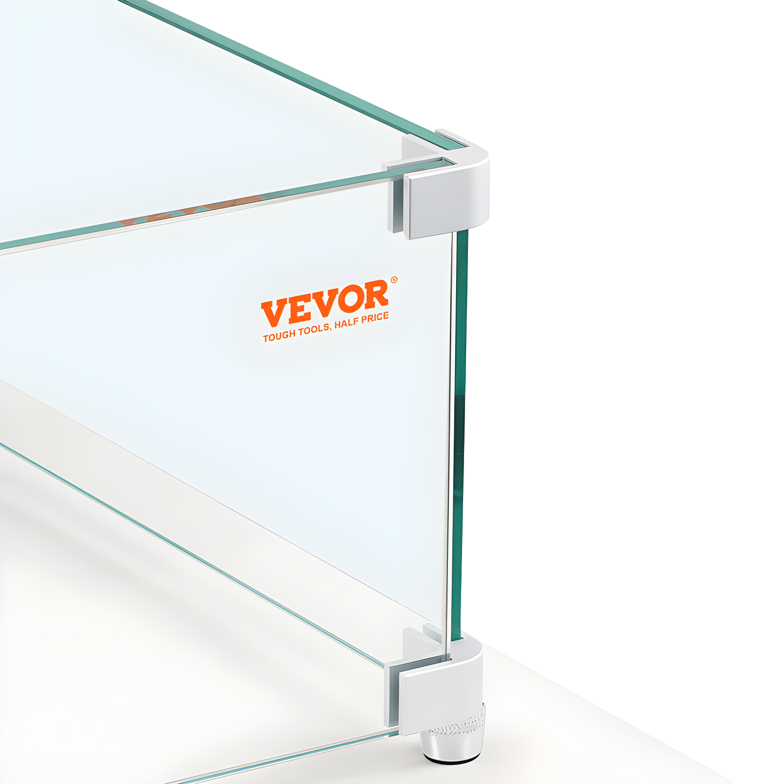 VEVOR Tempered Glass Fire Pit Accessory (Set of 4)