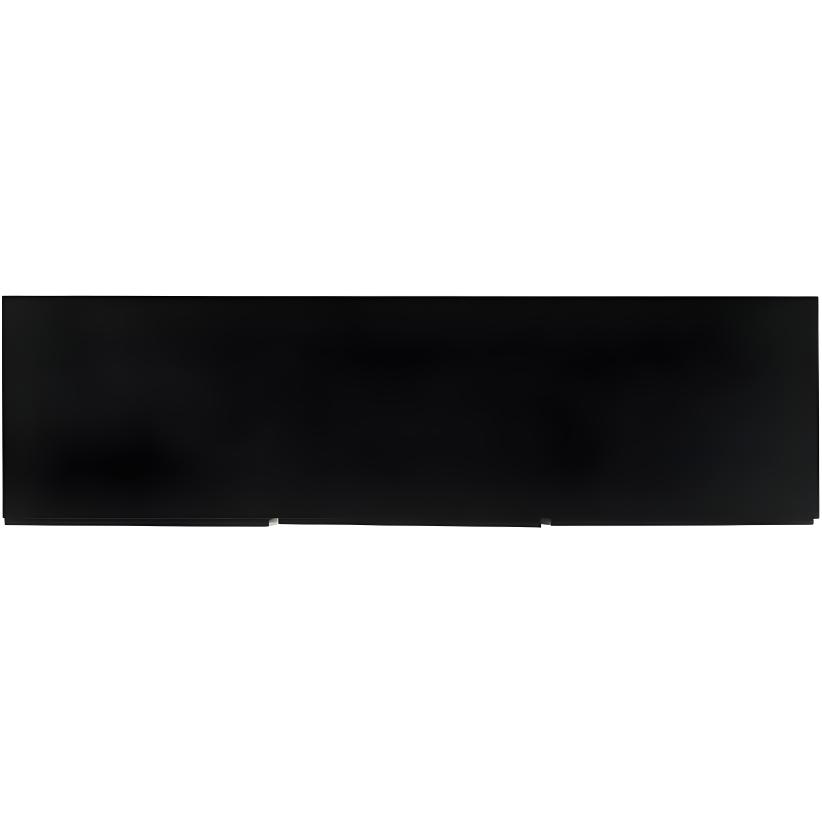 Zadie 2 Shelf Rattan Sideboard - Black/Natural - Safavieh