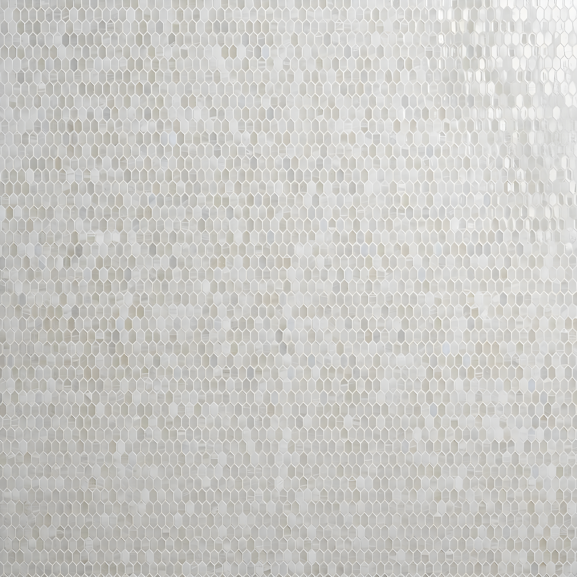 Whisper 11.61" x 11.73" Polished Mini Picket Glass Mosaic Wall Tile (0.94 Sq. Ft. / each)