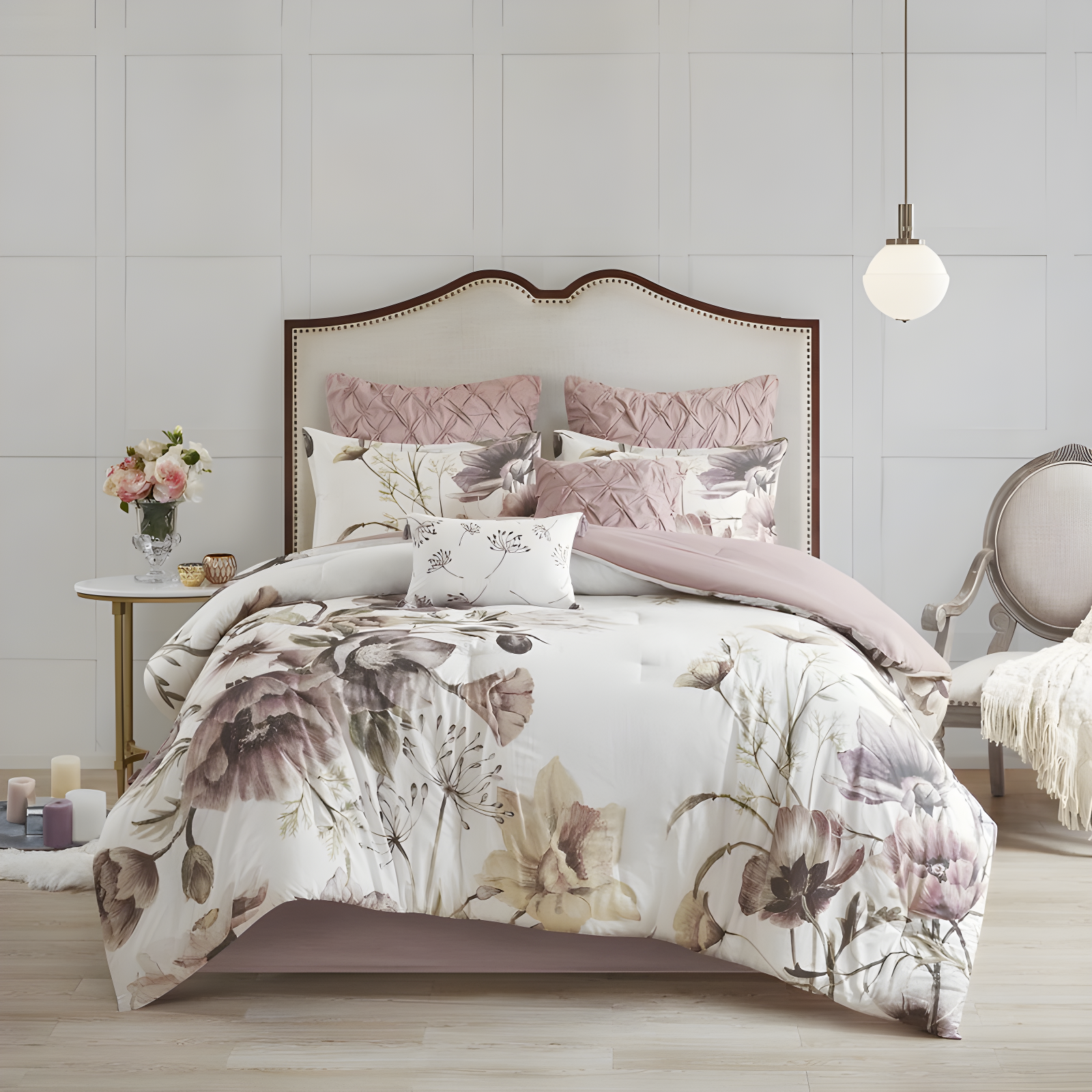 Madison Park Cassandra 8 Piece Cotton Comforter Set