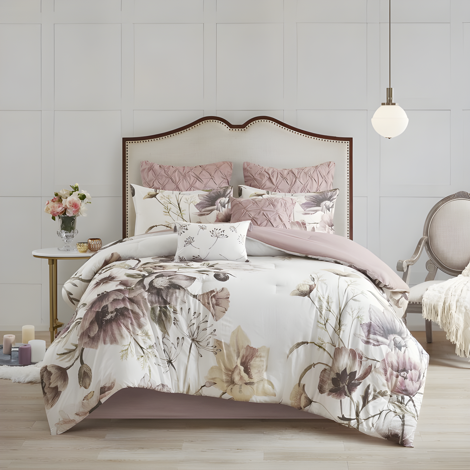 Madison Park Cassandra 8 Piece Cotton Comforter Set