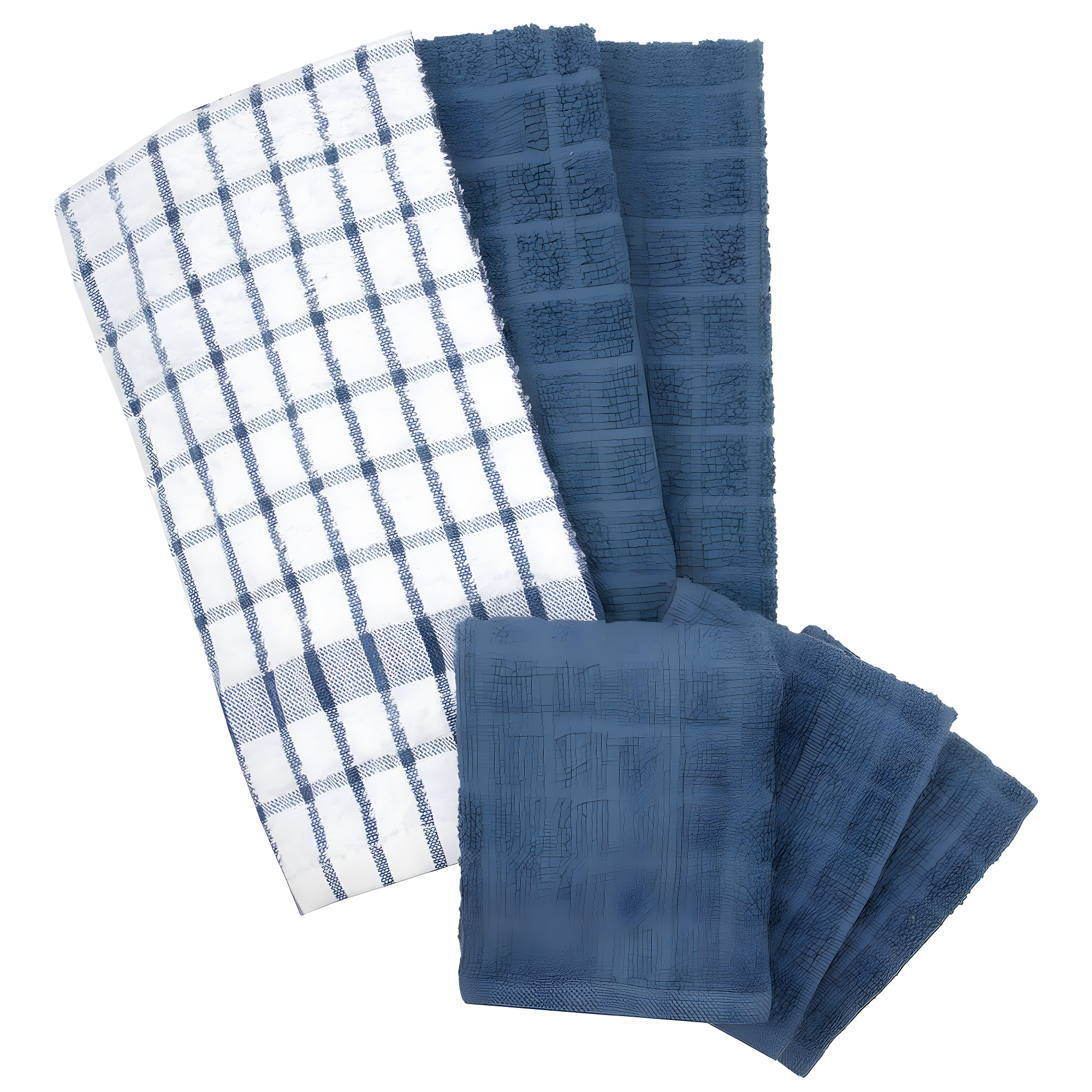 Cotton Plaid Kitchen Towel Linen Set