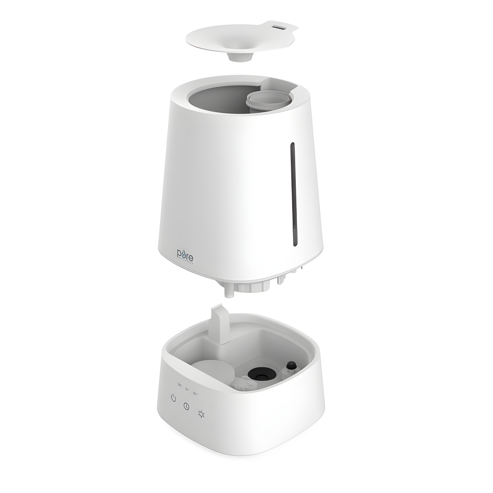 Pure Enrichment Pure Enrichment Hume 3.7 Gallons Cool Mist Ultrasonic Tabletop Humidifier for 300 Cubic Feet