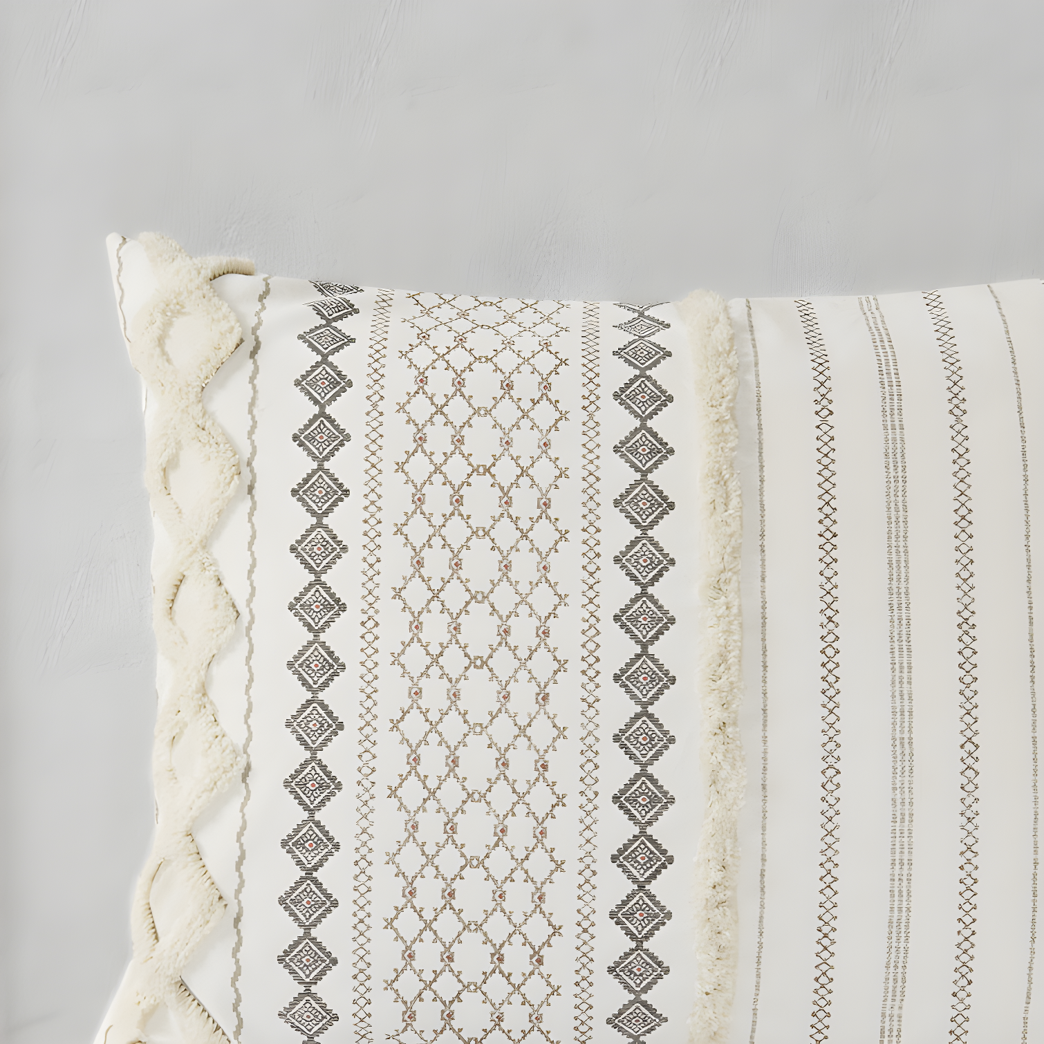 INK+IVY Imani Cotton Printed Duvet Cover Set