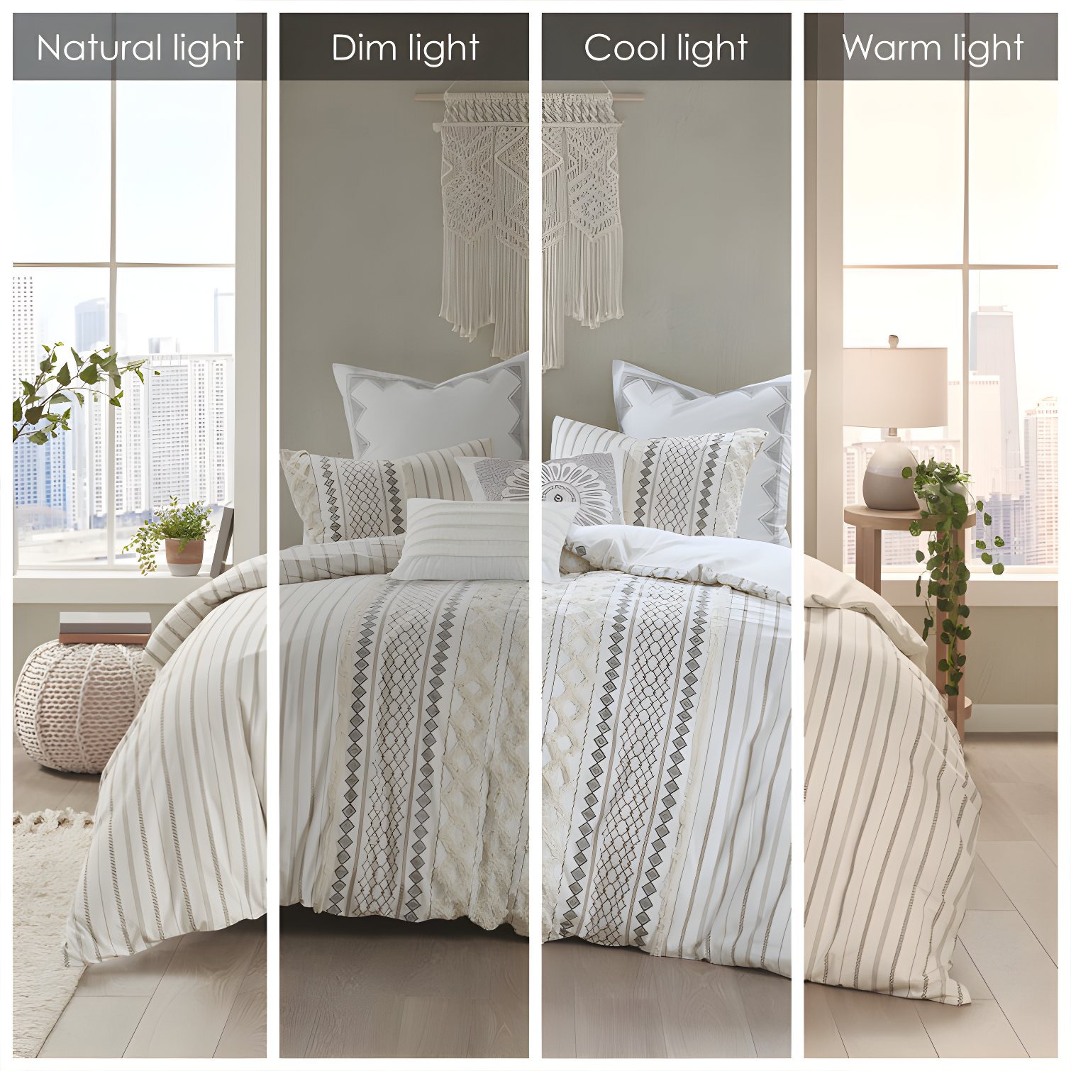 INK+IVY Imani Cotton Printed Duvet Cover Set