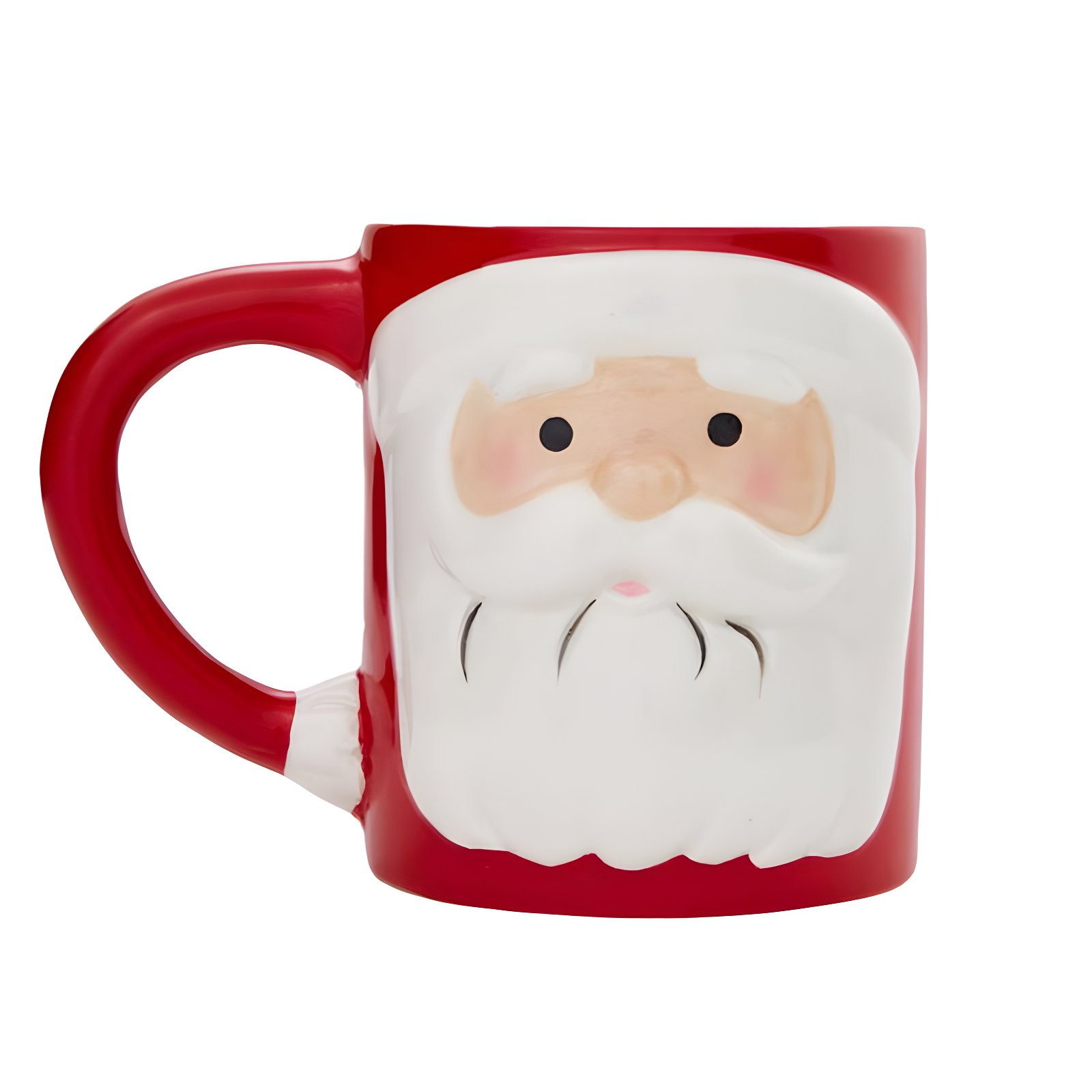 Ralme Santa Claus Mug for Kids or Adults - Large Ceramic Christmas Coffee or Hot Cocoa Mug, 15 oz.