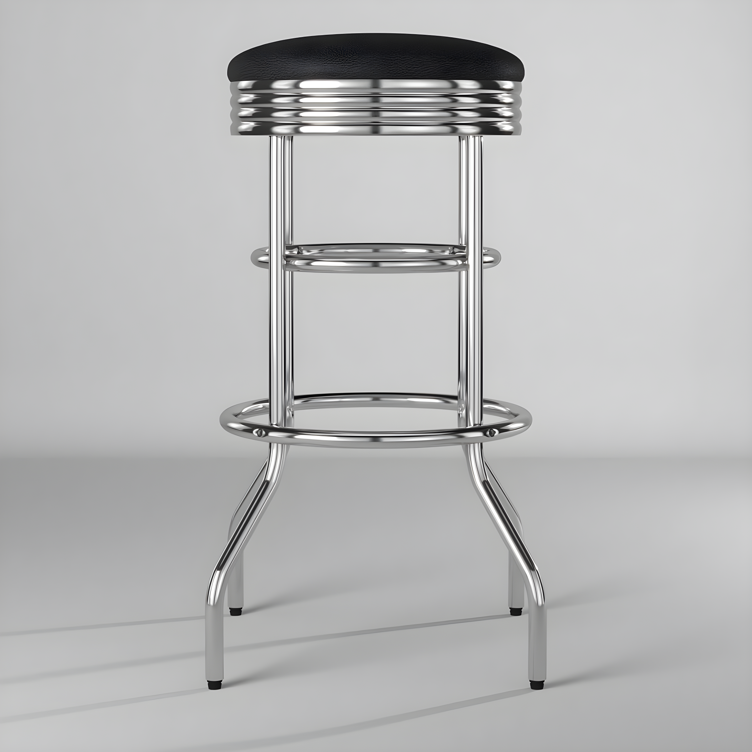TRINITY 30" Swivel Stool Assembled 2-Pack - Chrome