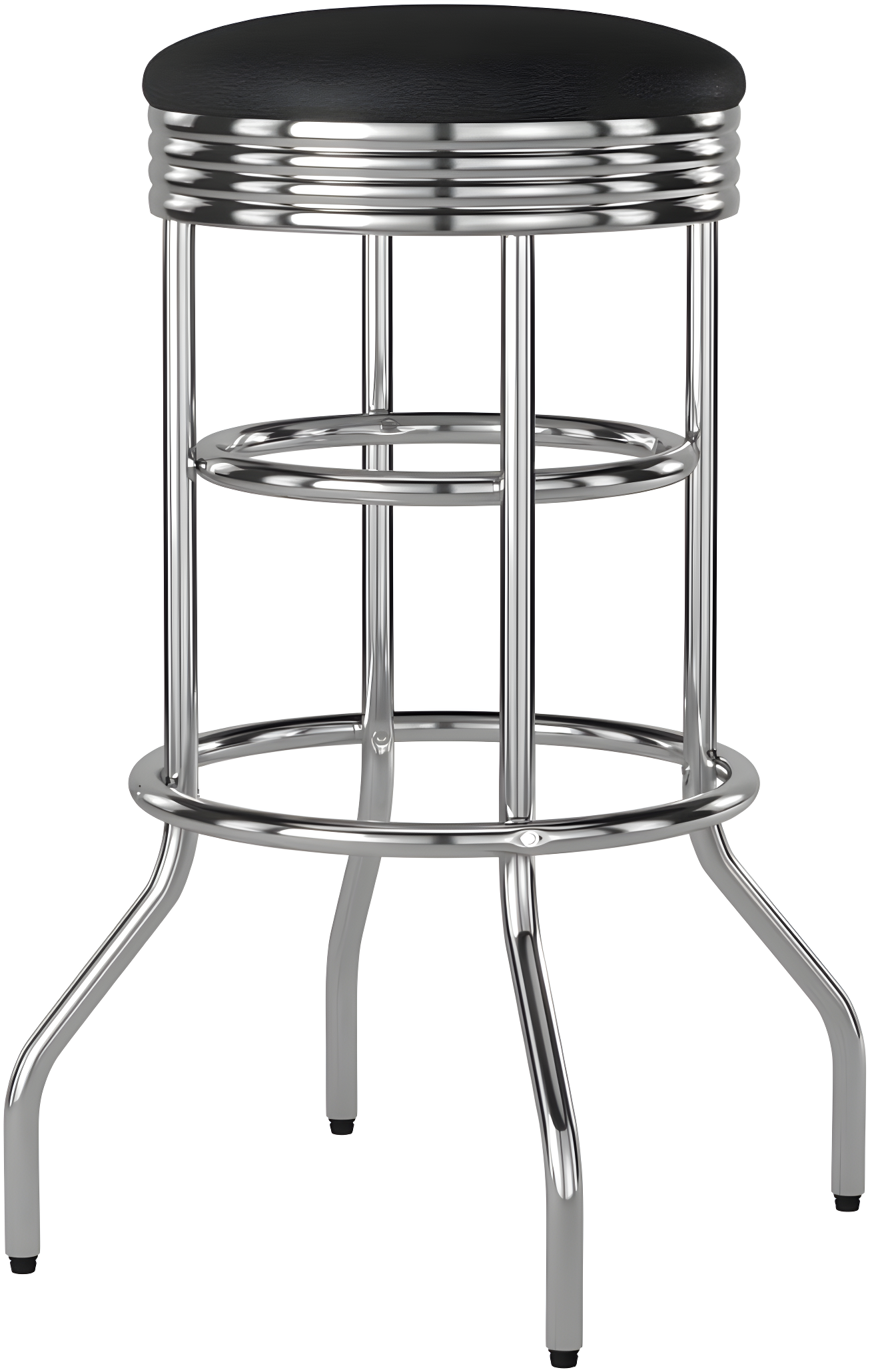 TRINITY 30" Swivel Stool Assembled 2-Pack - Chrome