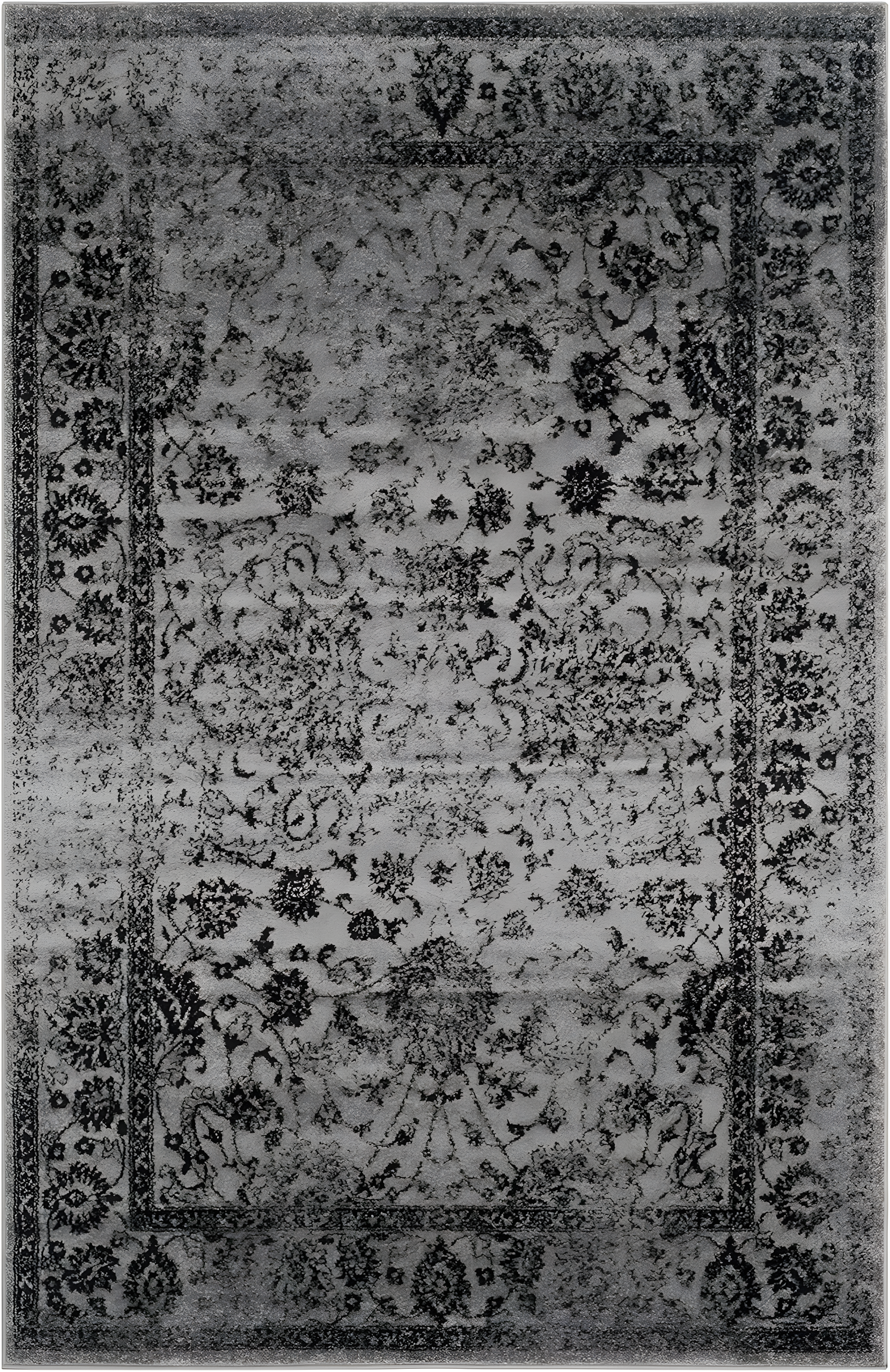 Adirondack ADR109 Machine Made Indoor Area Rug - Grey/Black - 9'x12' - Safavieh