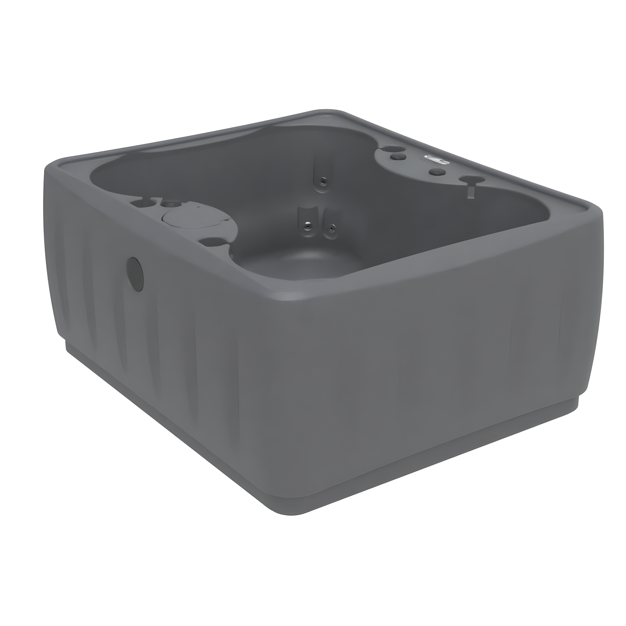 AquaRest Discover AR150 Standard 4-Person 12-Jet Plug & Play Hot Tub with LED Waterfall and Friction Heating