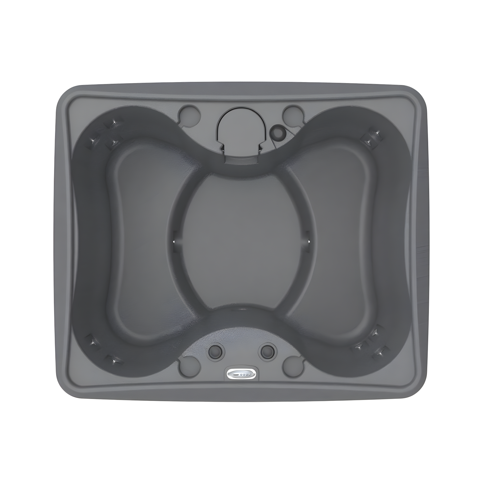 AquaRest Discover AR150 Standard 4-Person 12-Jet Plug & Play Hot Tub with LED Waterfall and Friction Heating