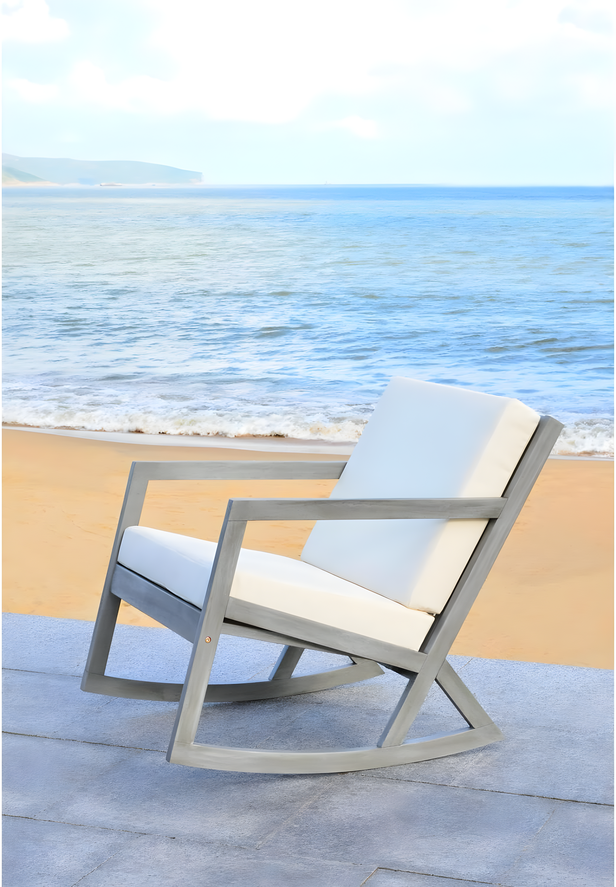Vernon Rocking Chair - Natural/Beige - Safavieh.