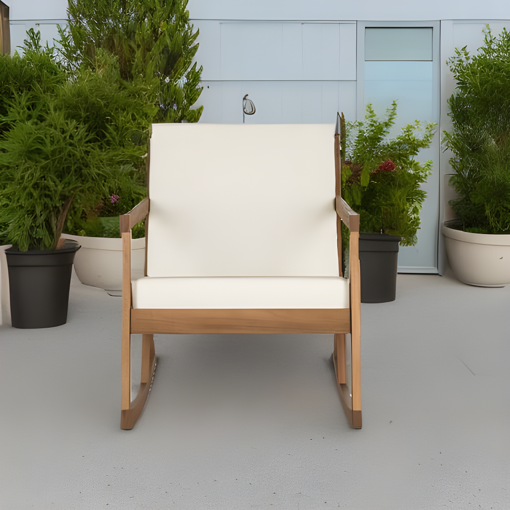 Vernon Rocking Chair - Natural/Beige - Safavieh.