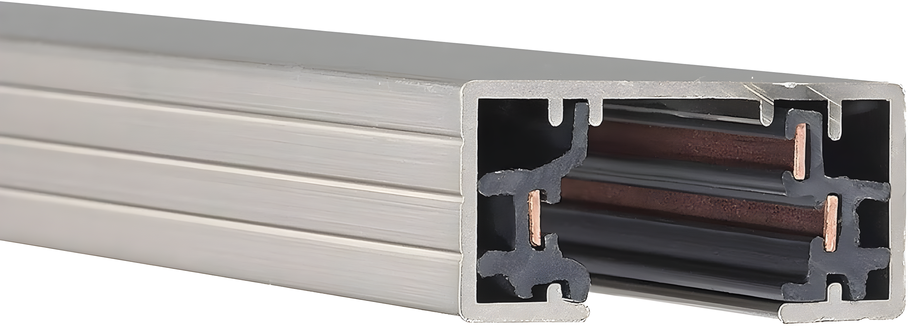 WAC Lighting HT8-BN 120V Single Circuit H Track Section
