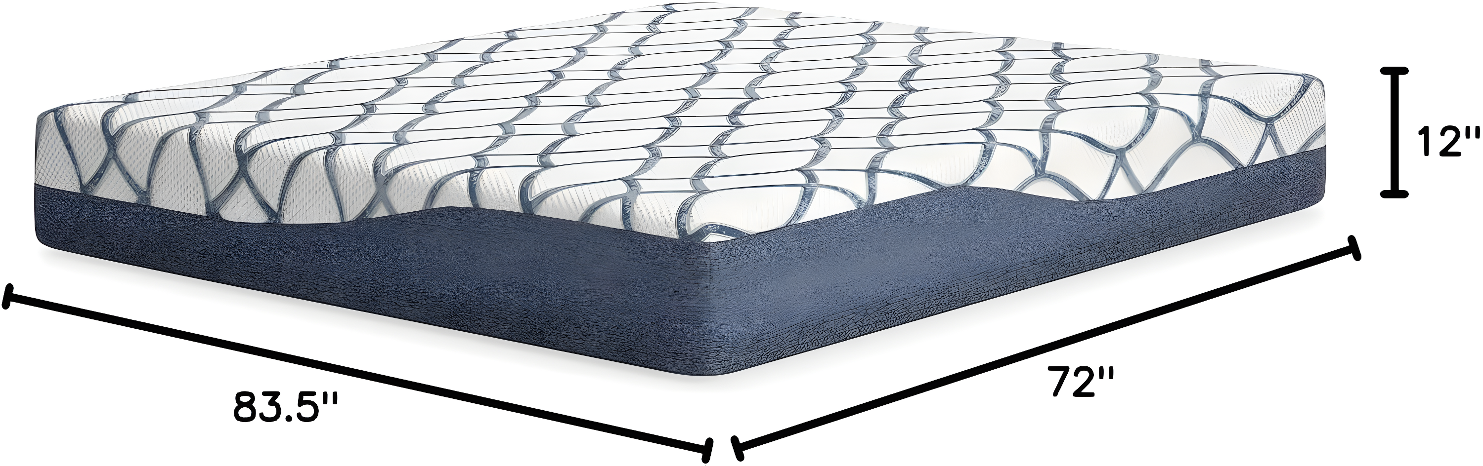 Signature Design by Ashley Signature Design By Ashley 12 Inch Chime Elite 2.0 12'' Plush Memory Foam Mattress
