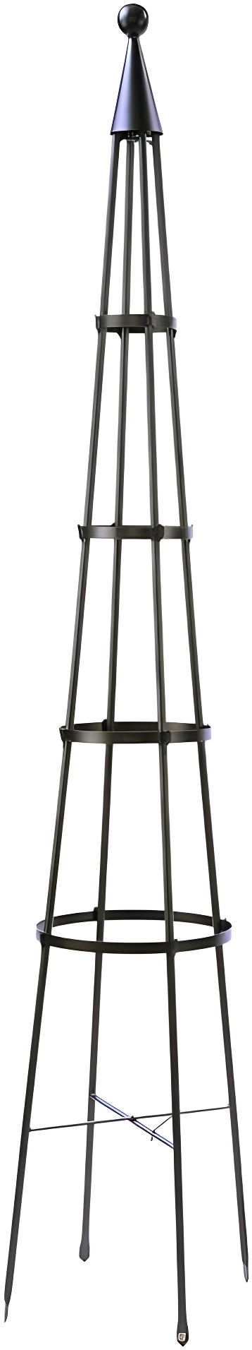 Latitude Run® Alarcon-Chacon 84'' H x 13'' W Iron Obelisk Trellis